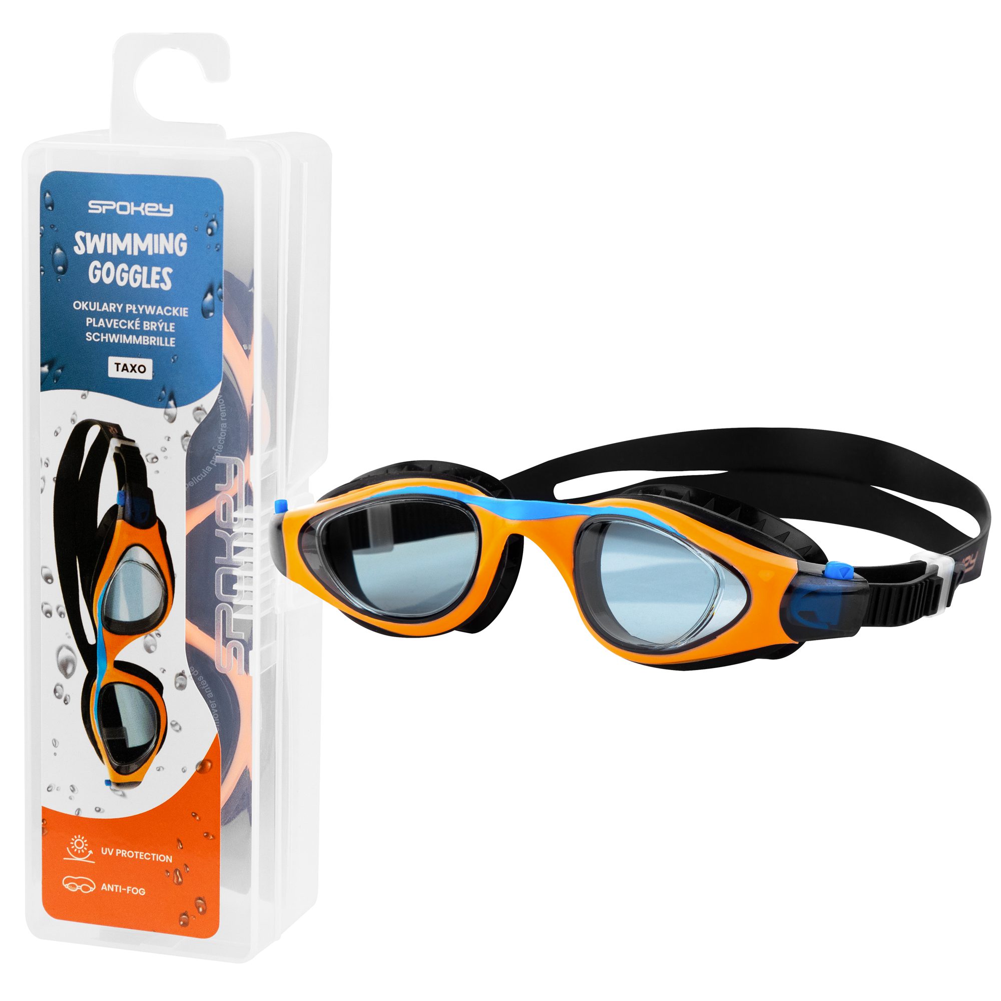 Spokey TAXO zwembril junior zwart/oranje Spokey TAXO zwembril junior zwart/oranje