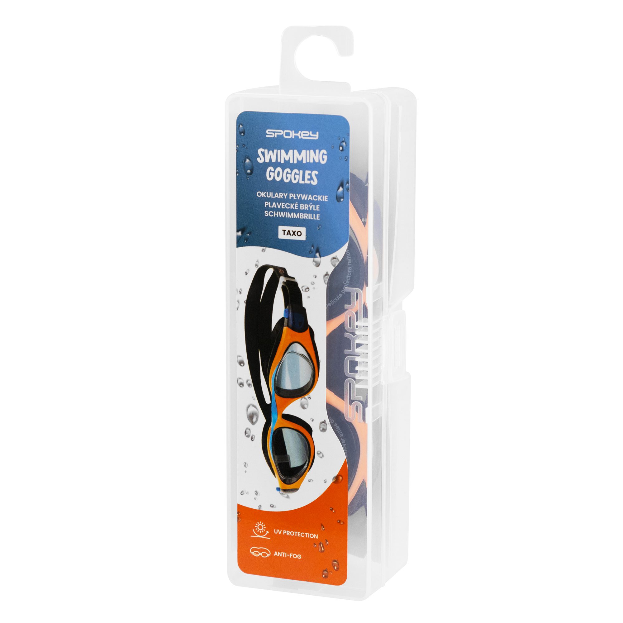 Spokey TAXO zwembril junior zwart/oranje Spokey TAXO zwembril junior zwart/oranje