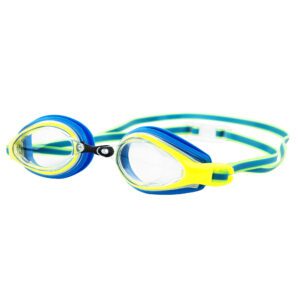 Zwembril Spokey KOBRA groen/blauw met anti-fog, UV en case