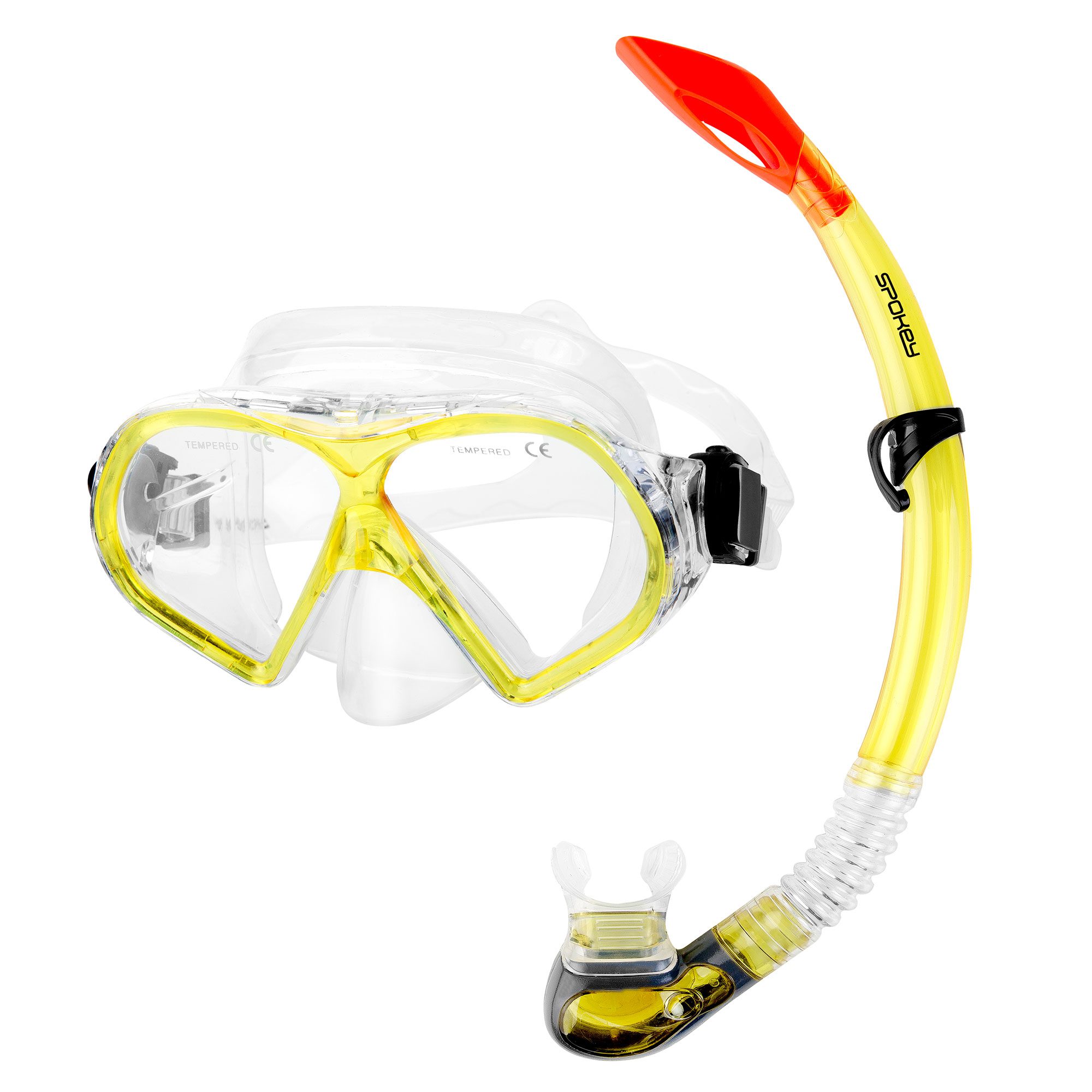 Snorkelset voor dames met masker en snorkel - Spokey FLONA Snorkelset voor dames met masker en snorkel - Spokey FLONA