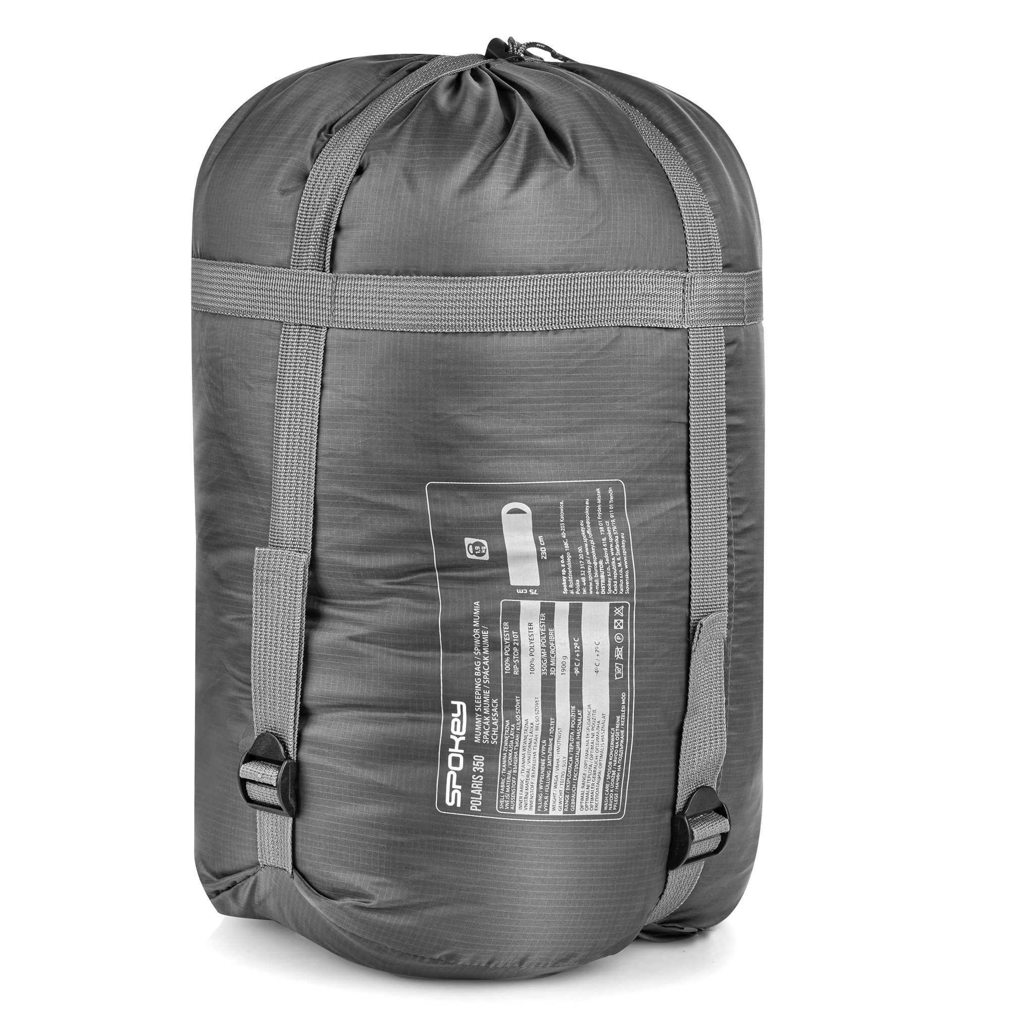 Winter slaapzak 230x75 cm met compressiezak - Spokey POLARIS 350 Winter slaapzak 230x75 cm met compressiezak - Spokey POLARIS 350