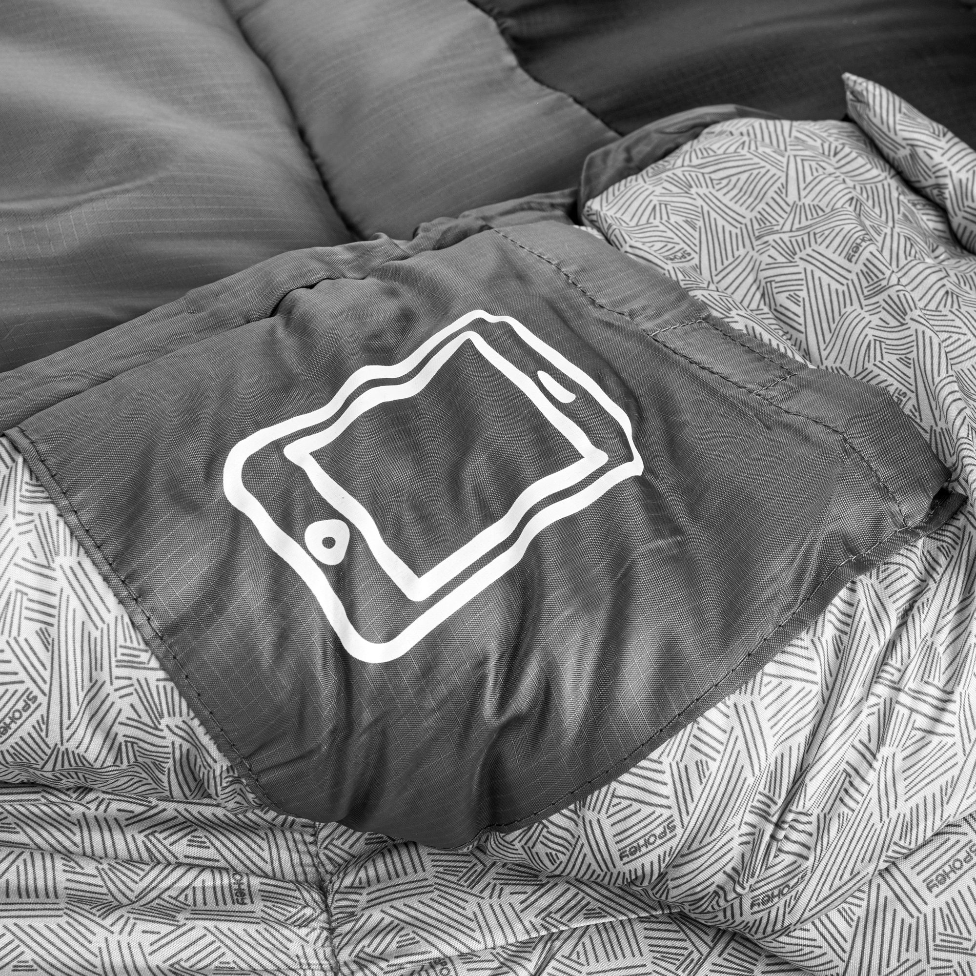 Winter slaapzak 230x75 cm met compressiezak - Spokey POLARIS 350 Winter slaapzak 230x75 cm met compressiezak - Spokey POLARIS 350