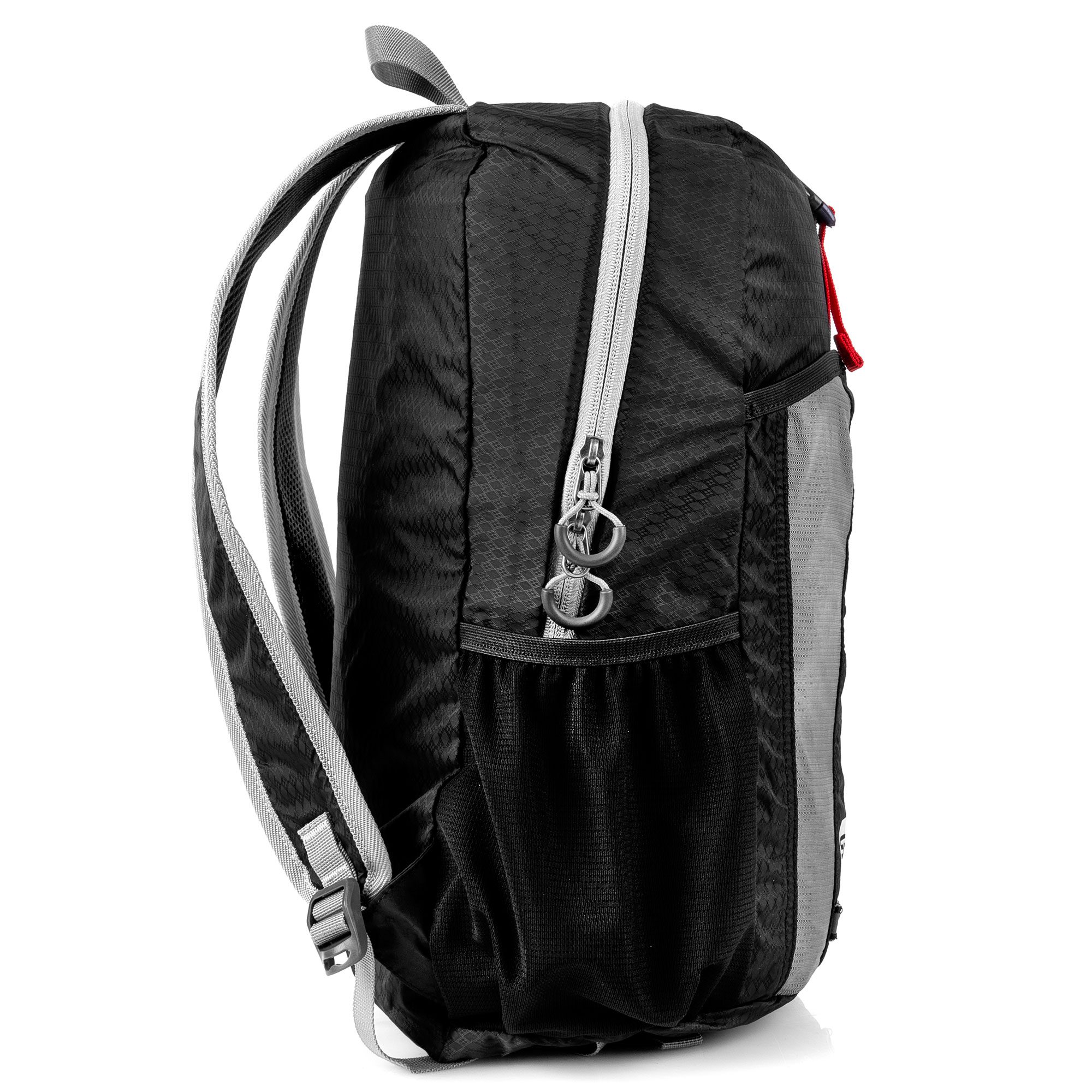 Vouwbare rugzak zwart 18L waterdicht - Spokey HIDDEN PEAK Vouwbare rugzak zwart 18L waterdicht - Spokey HIDDEN PEAK