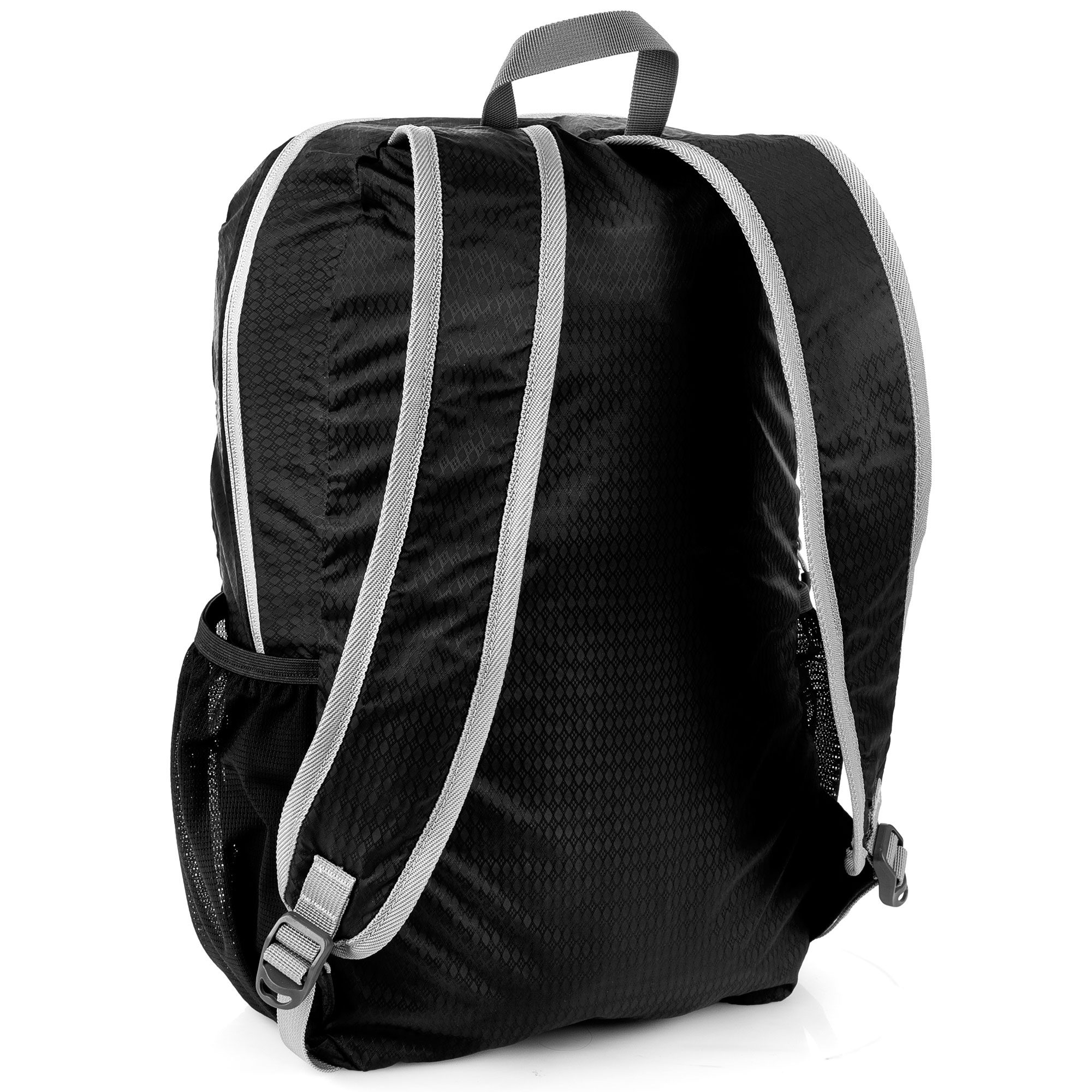 Vouwbare rugzak zwart 18L waterdicht - Spokey HIDDEN PEAK Vouwbare rugzak zwart 18L waterdicht - Spokey HIDDEN PEAK