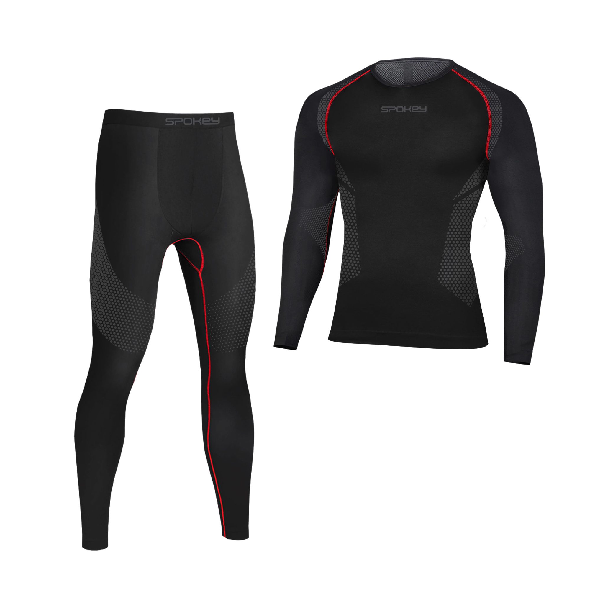 Naadloze Thermokleding Set - Hypoallergeen - Geschikt voor buitenactiviteiten - Thermobroek & Thermoshirt - Spokey LEE Naadloze Thermokleding Set - Hypoallergeen - Geschikt voor buitenactiviteiten - Thermobroek & Thermoshirt - Spokey LEE