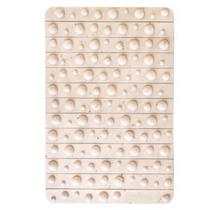 Eco-vriendelijke yoga mat met massageprotrusies - Spokey ROSE 30x46 cm