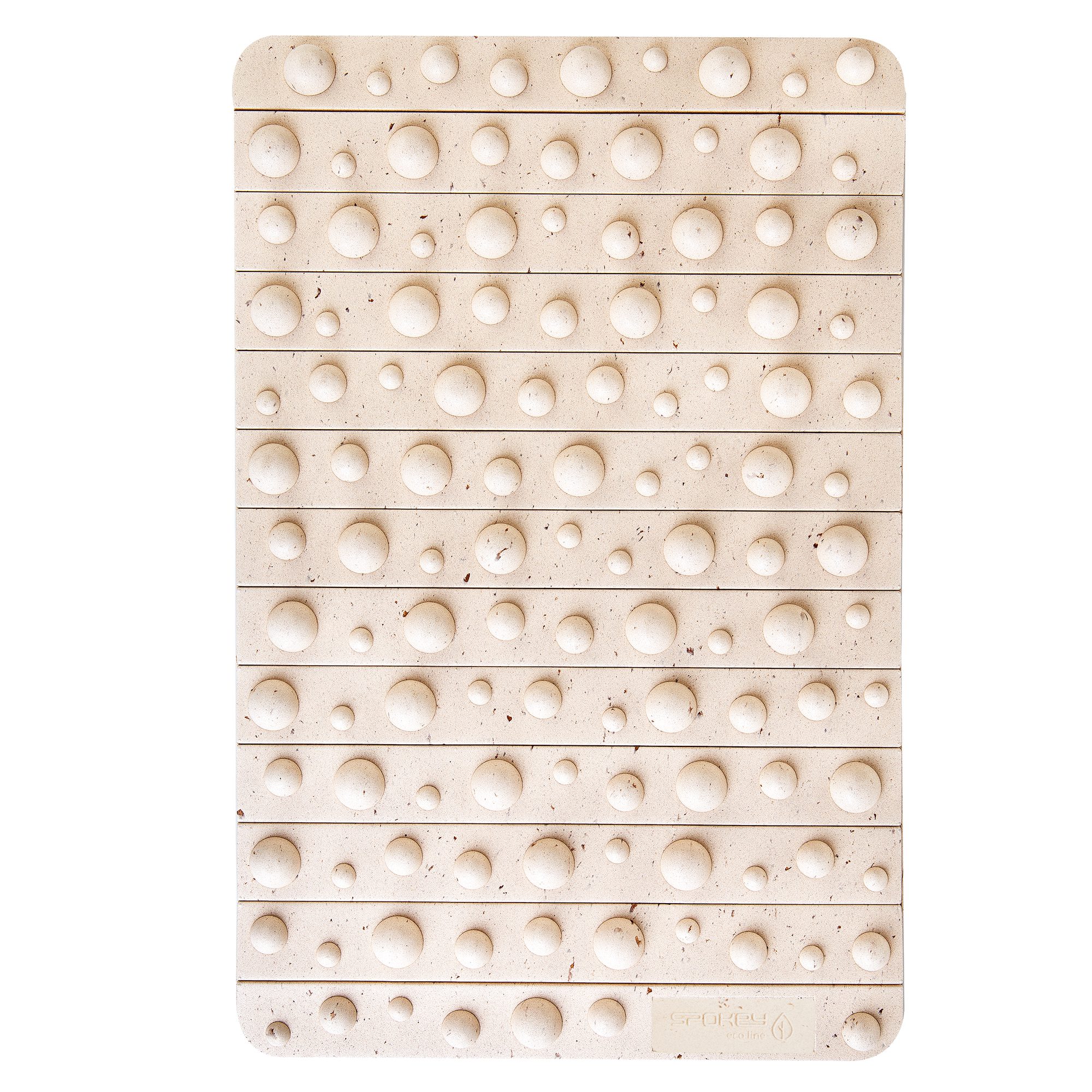 Eco-vriendelijke yoga mat met massageprotrusies - Spokey ROSE 30x46 cm Eco-vriendelijke yoga mat met massageprotrusies - Spokey ROSE 30x46 cm