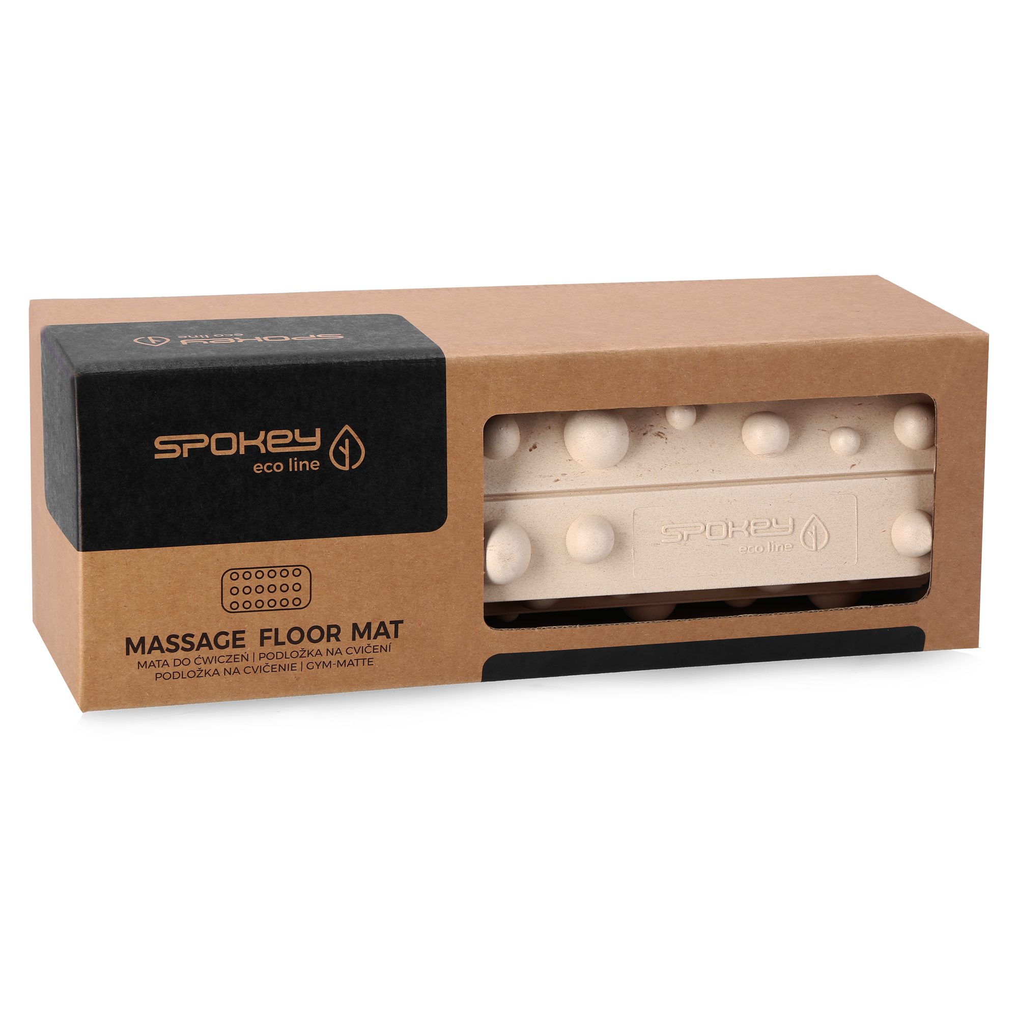 Eco-vriendelijke yoga mat met massageprotrusies - Spokey ROSE 30x46 cm Eco-vriendelijke yoga mat met massageprotrusies - Spokey ROSE 30x46 cm