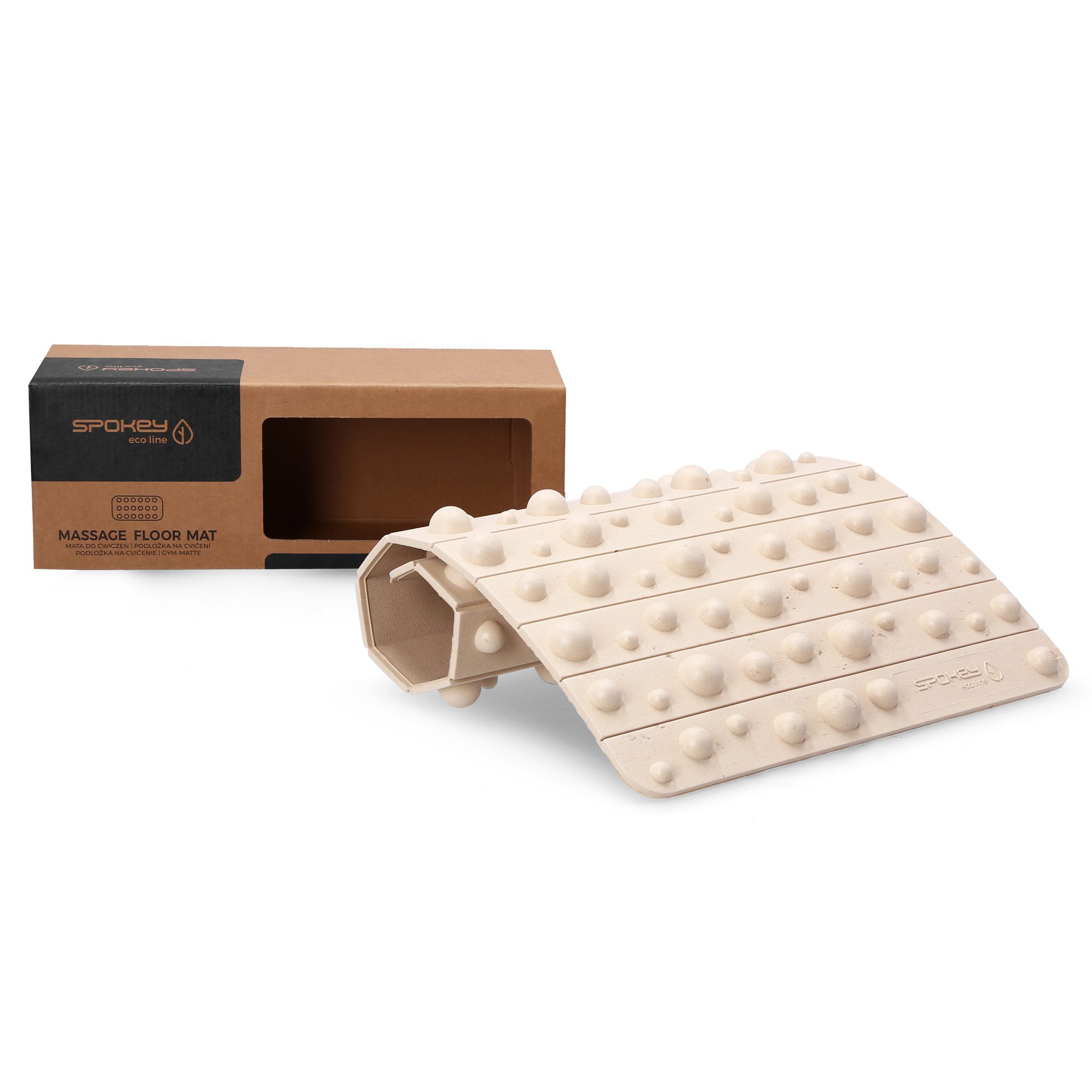 Eco-vriendelijke yoga mat met massageprotrusies - Spokey ROSE 30x46 cm Eco-vriendelijke yoga mat met massageprotrusies - Spokey ROSE 30x46 cm