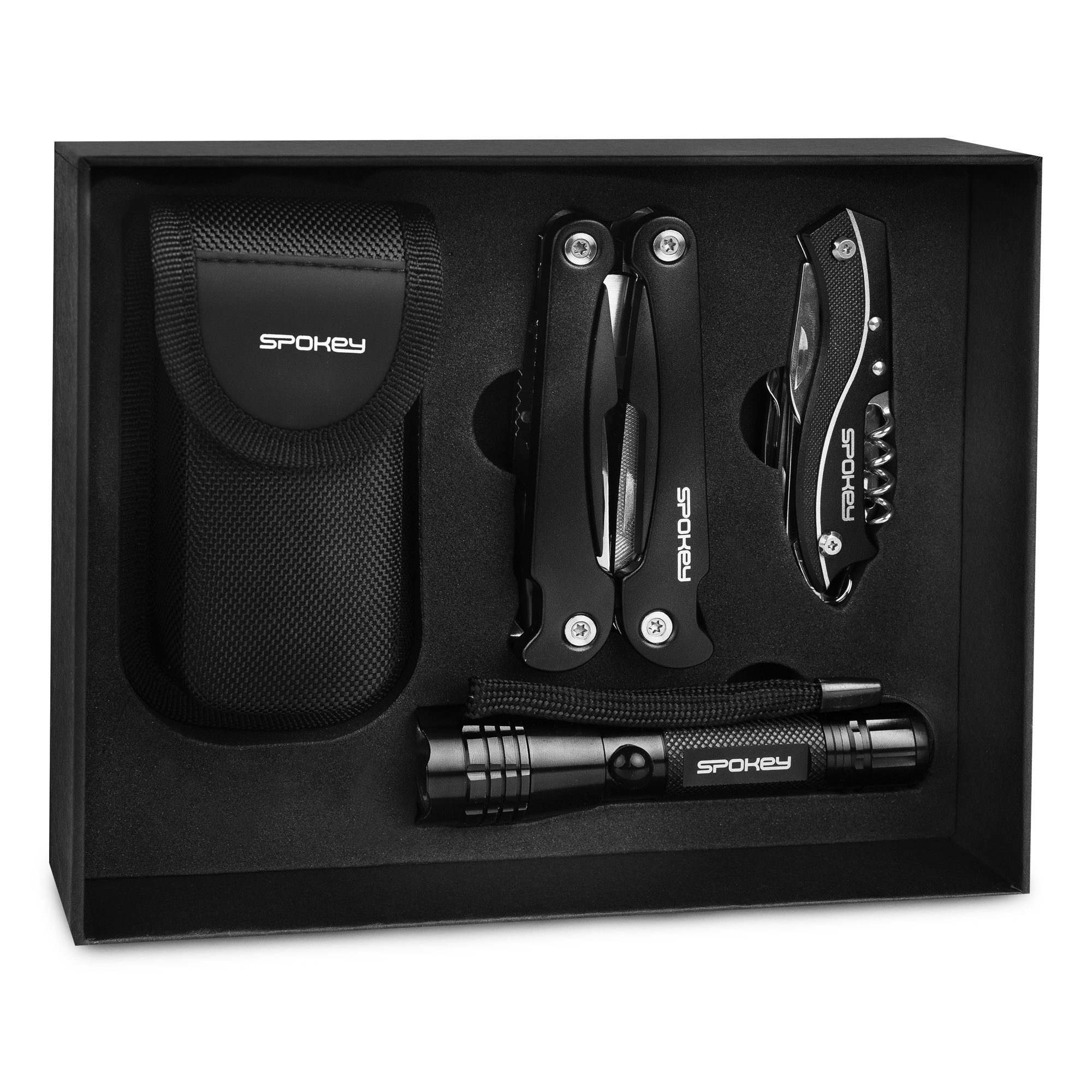Multitool set Spokey BOLD zwart Multitool set Spokey BOLD zwart