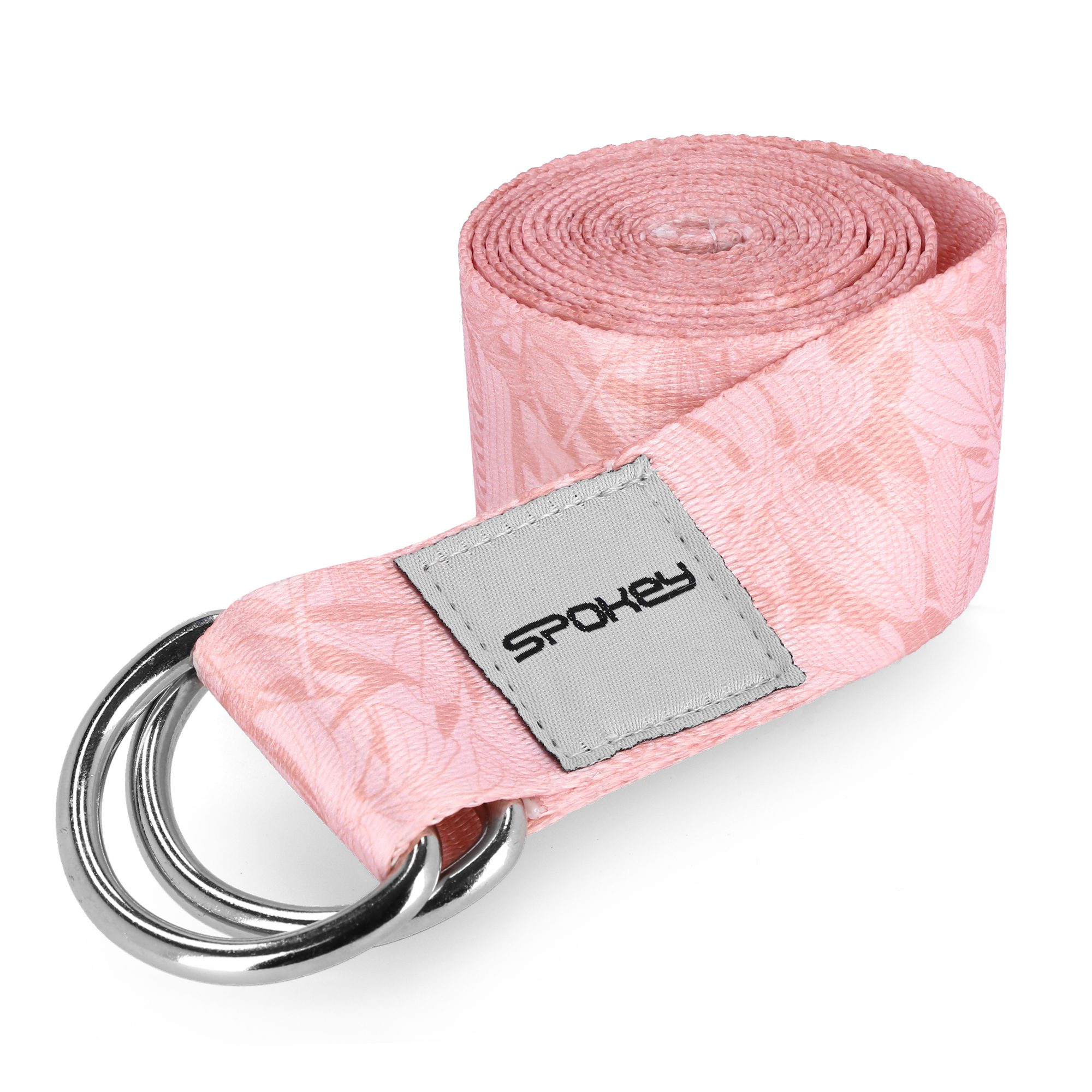 Yoga en oefenband roze 183 cm - Spokey LEAF Yoga en oefenband roze 183 cm - Spokey LEAF
