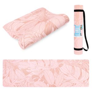 Spokey LEAF yoga mat roze 183x61 cm Spokey LEAF yoga mat roze 183x61 cm