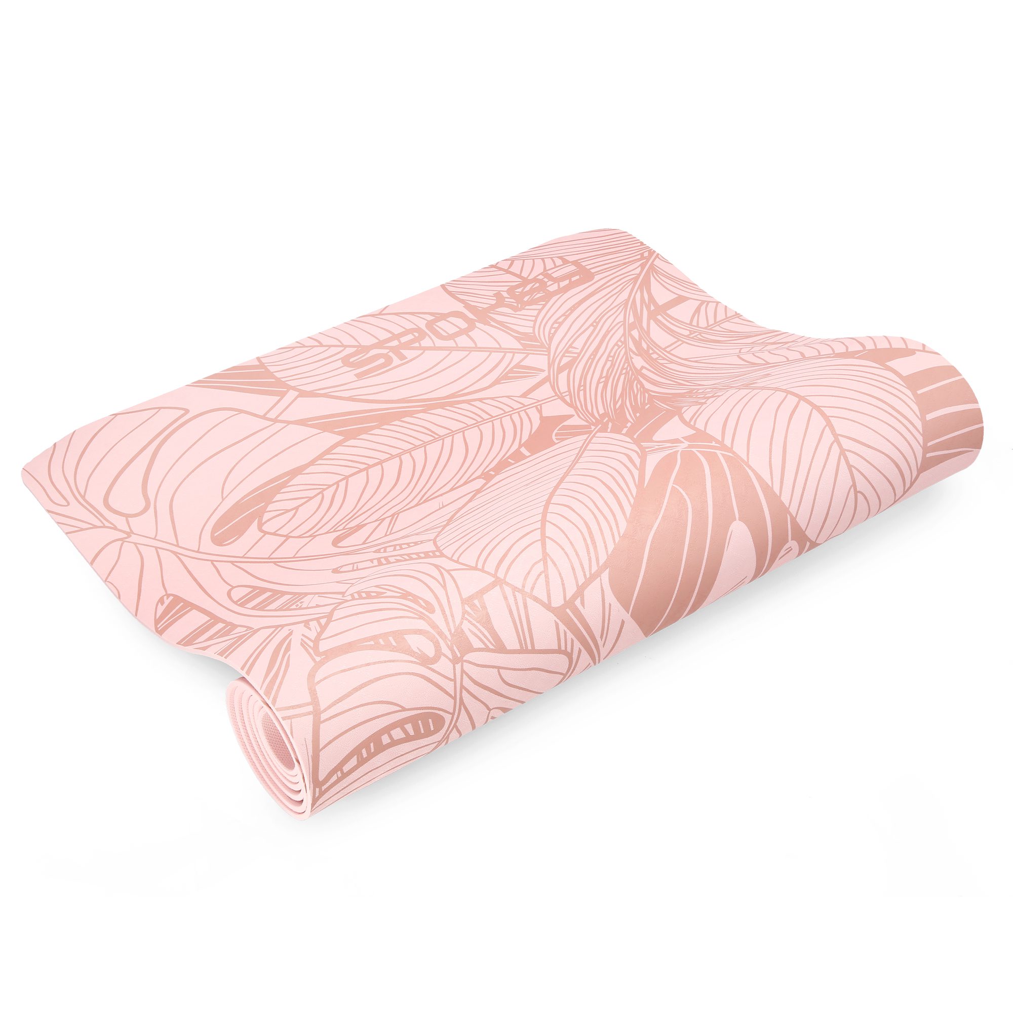 Spokey LEAF yoga mat roze 183x61 cm Spokey LEAF yoga mat roze 183x61 cm