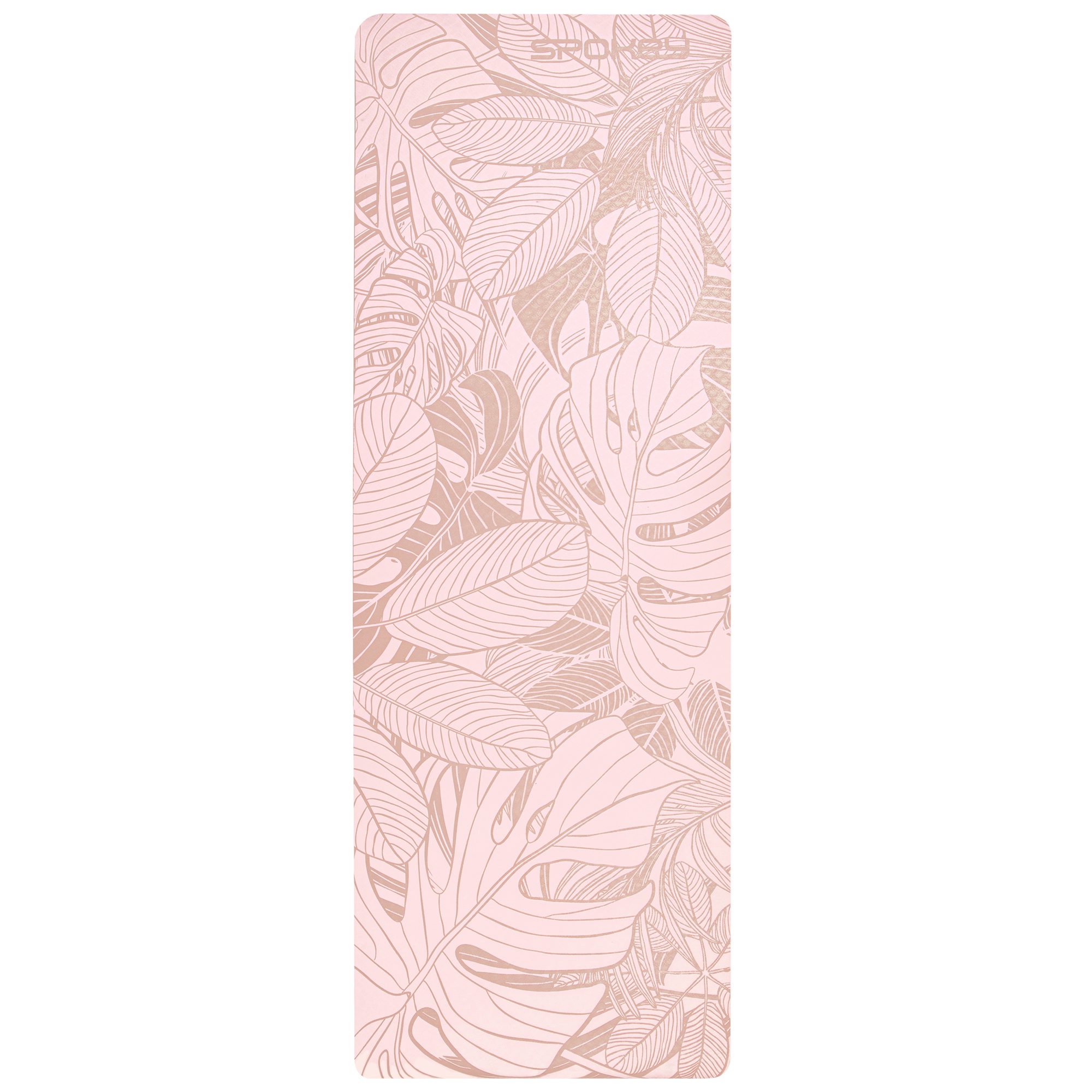 Spokey LEAF yoga mat roze 183x61 cm Spokey LEAF yoga mat roze 183x61 cm