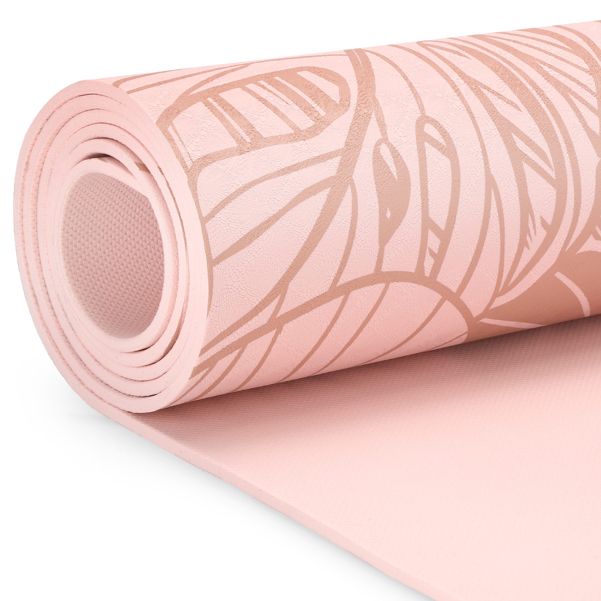 Spokey LEAF yoga mat roze 183x61 cm Spokey LEAF yoga mat roze 183x61 cm