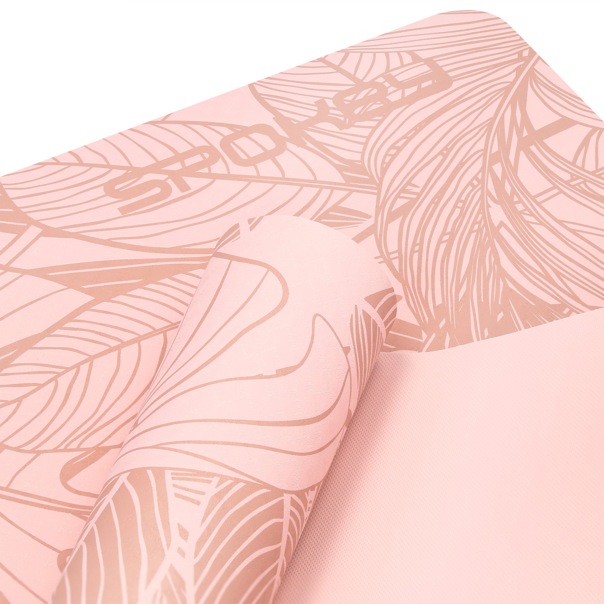 Spokey LEAF yoga mat roze 183x61 cm Spokey LEAF yoga mat roze 183x61 cm