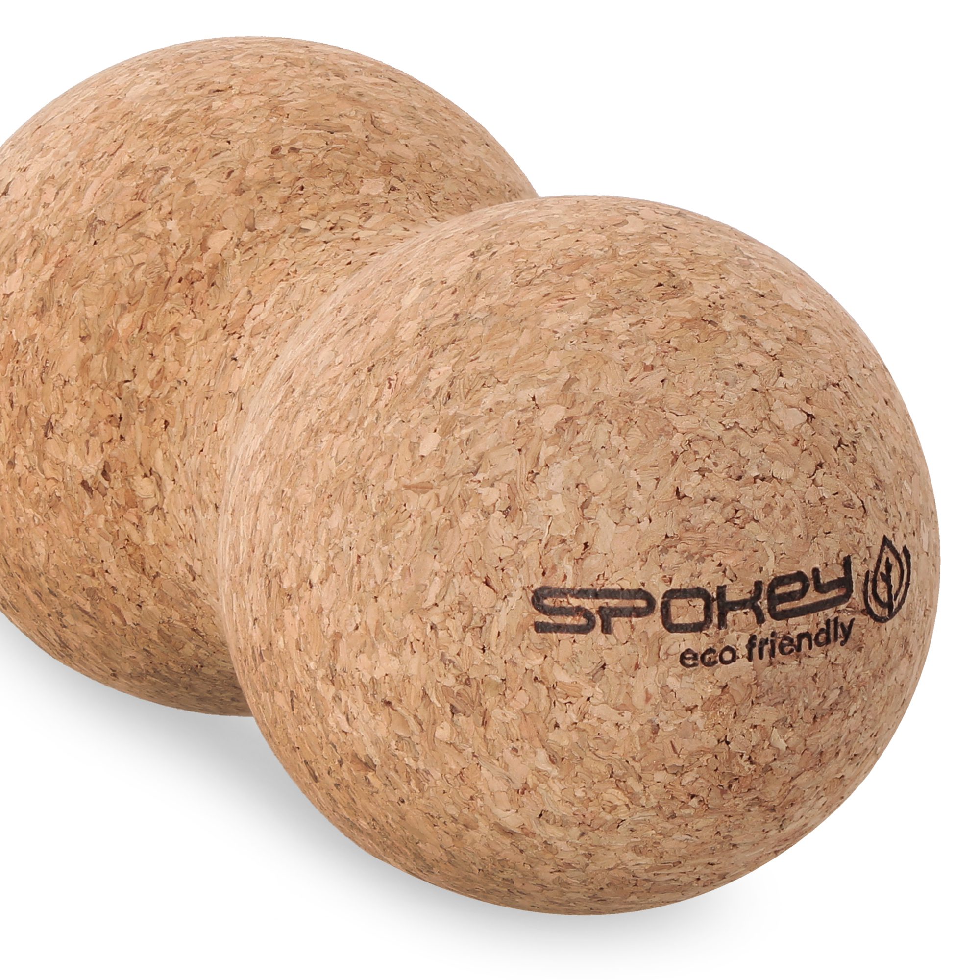 Cork massagebal voor spierontspanning - Spokey DOUBLE OAK 16x8 cm Cork massagebal voor spierontspanning - Spokey DOUBLE OAK 16x8 cm