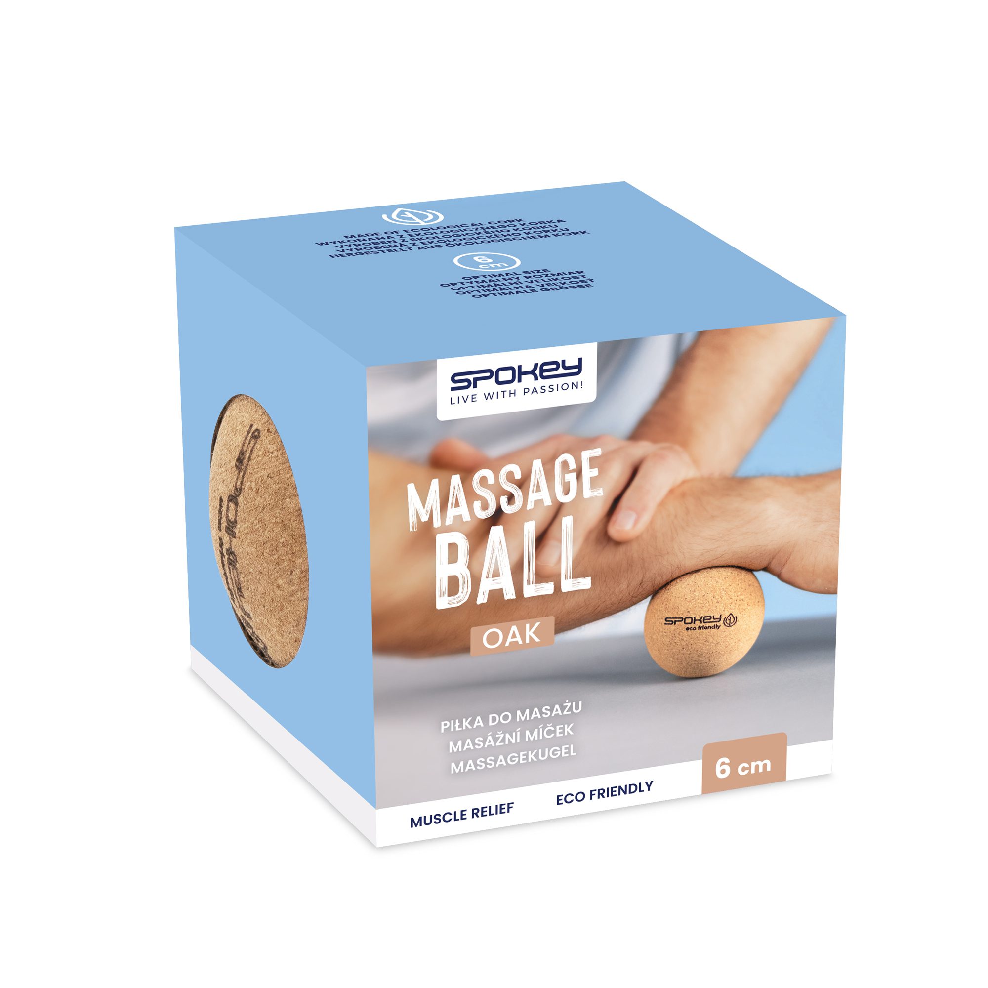 Kurk massagebal voor zelfmassage - Spokey OAK Kurk massagebal voor zelfmassage - Spokey OAK