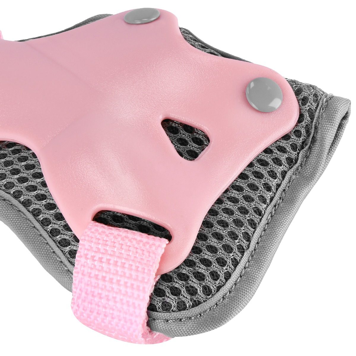 Beschermer Set – Polsbeschermers – Elleboogbeschermers – Kniebeschermers – voor kinderen - Roze / Grijs – Spokey SHIELD Beschermer Set – Polsbeschermers – Elleboogbeschermers – Kniebeschermers – voor kinderen - Roze / Grijs – Spokey SHIELD
