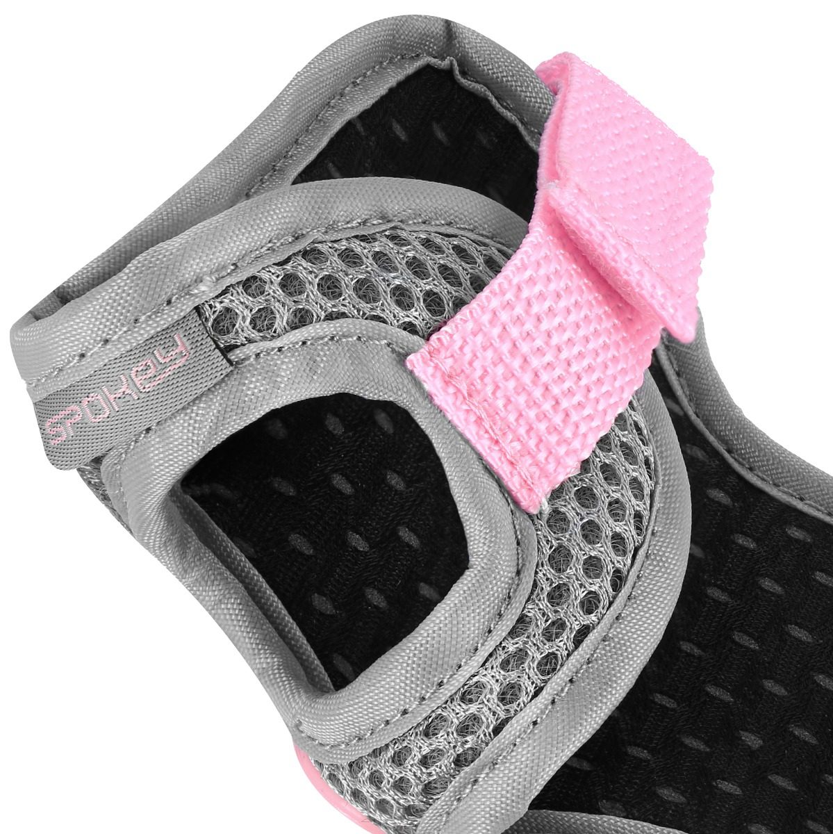 Beschermer Set – Polsbeschermers – Elleboogbeschermers – Kniebeschermers – voor kinderen - Roze / Grijs – Spokey SHIELD Beschermer Set – Polsbeschermers – Elleboogbeschermers – Kniebeschermers – voor kinderen - Roze / Grijs – Spokey SHIELD