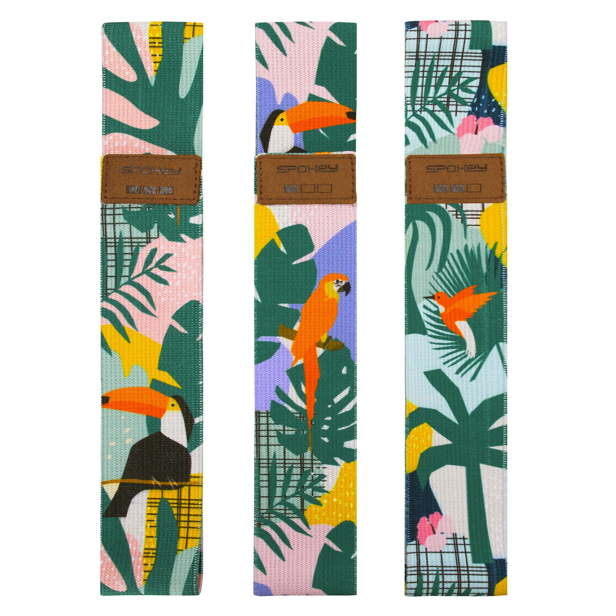 Set van 3 weerstandsbanden 20-30 kg - Spokey HOME JUNGLE Set van 3 weerstandsbanden 20-30 kg - Spokey HOME JUNGLE