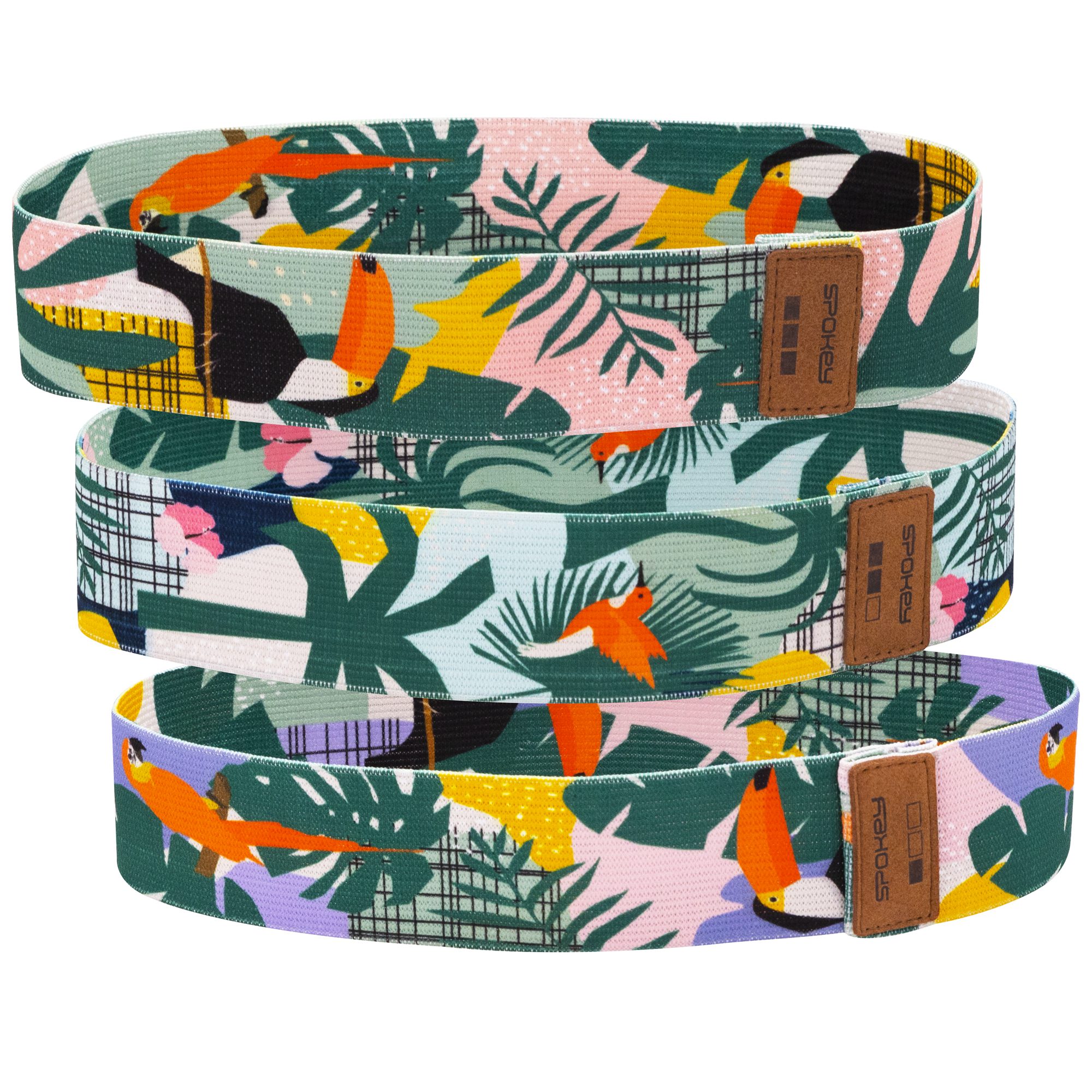 Set van 3 weerstandsbanden 20-30 kg - Spokey HOME JUNGLE Set van 3 weerstandsbanden 20-30 kg - Spokey HOME JUNGLE