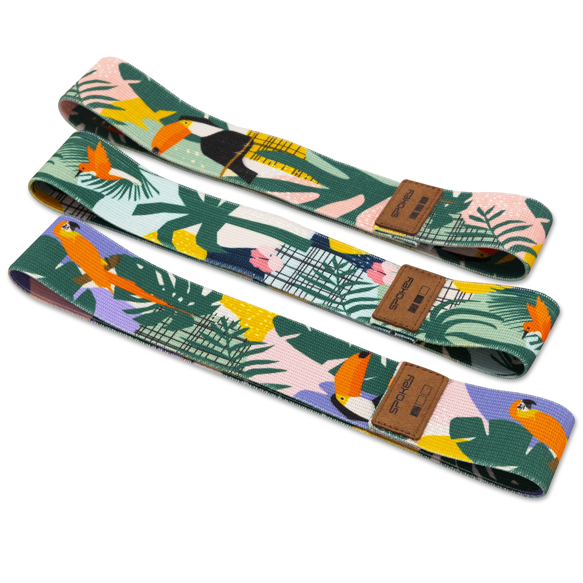 Set van 3 weerstandsbanden 20-30 kg - Spokey HOME JUNGLE Set van 3 weerstandsbanden 20-30 kg - Spokey HOME JUNGLE