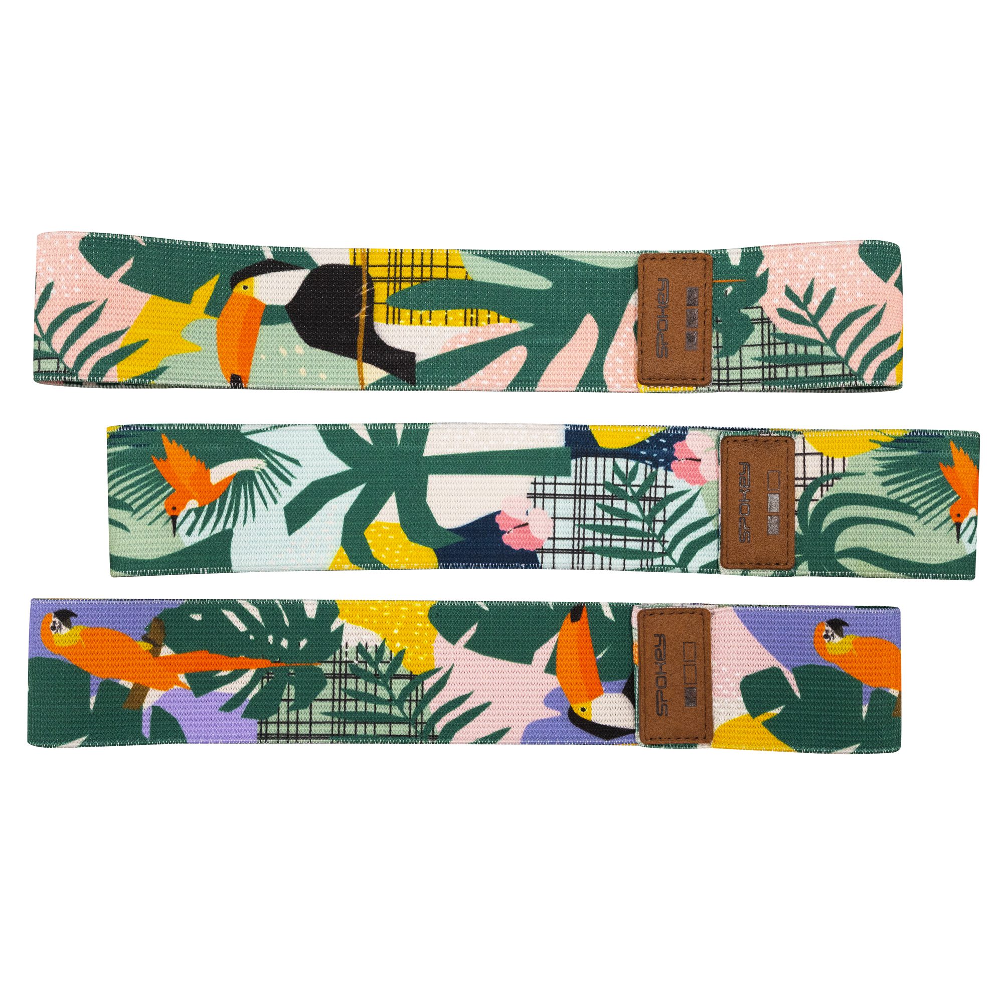 Set van 3 weerstandsbanden 20-30 kg - Spokey HOME JUNGLE Set van 3 weerstandsbanden 20-30 kg - Spokey HOME JUNGLE