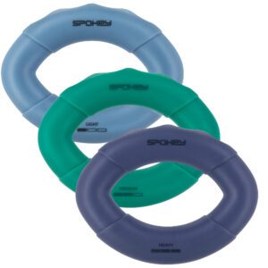 Handgrepen set 3 stuks voor griptraining - Spokey HAND POWER Handgrepen set 3 stuks voor griptraining - Spokey HAND POWER