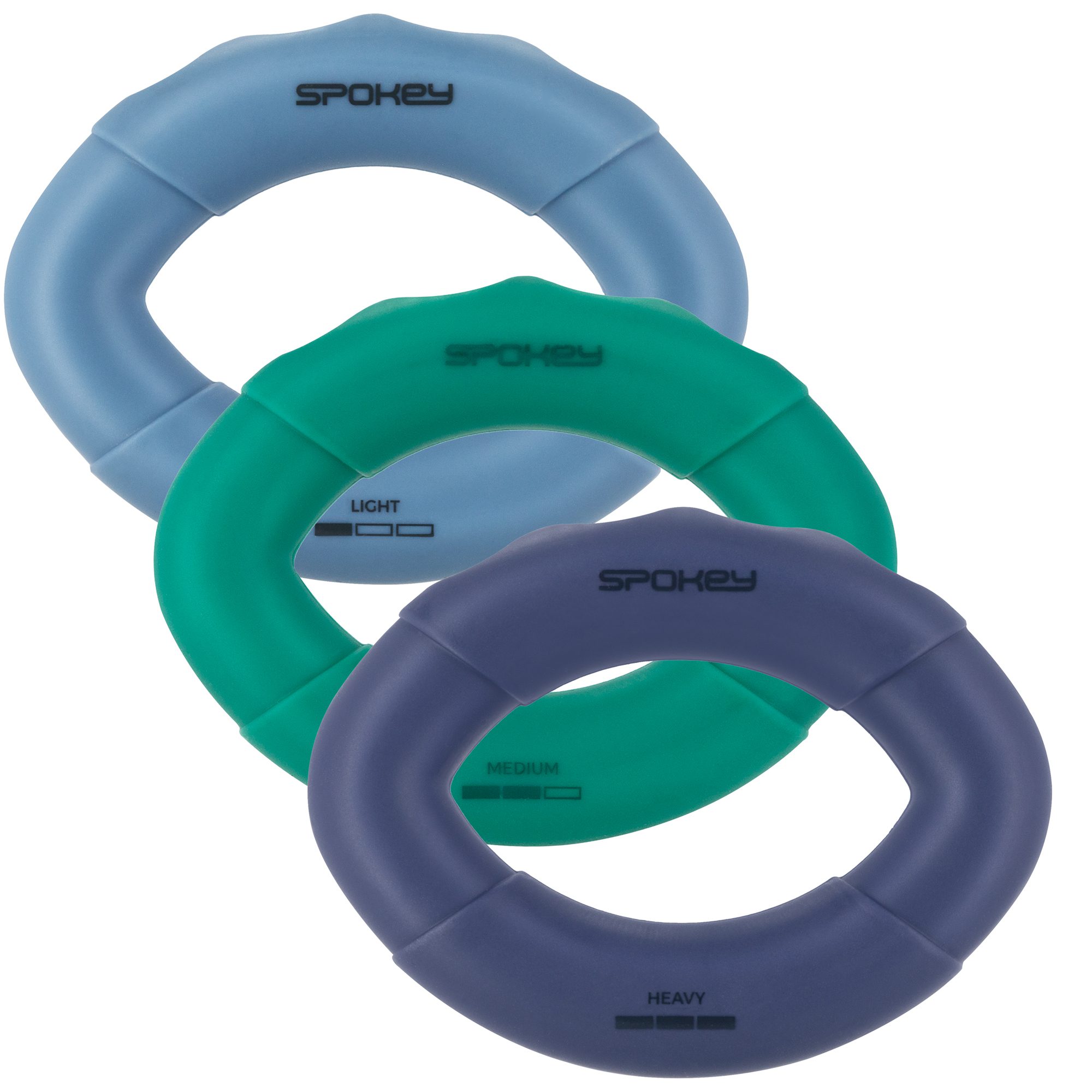Handgrepen set 3 stuks voor griptraining - Spokey HAND POWER Handgrepen set 3 stuks voor griptraining - Spokey HAND POWER