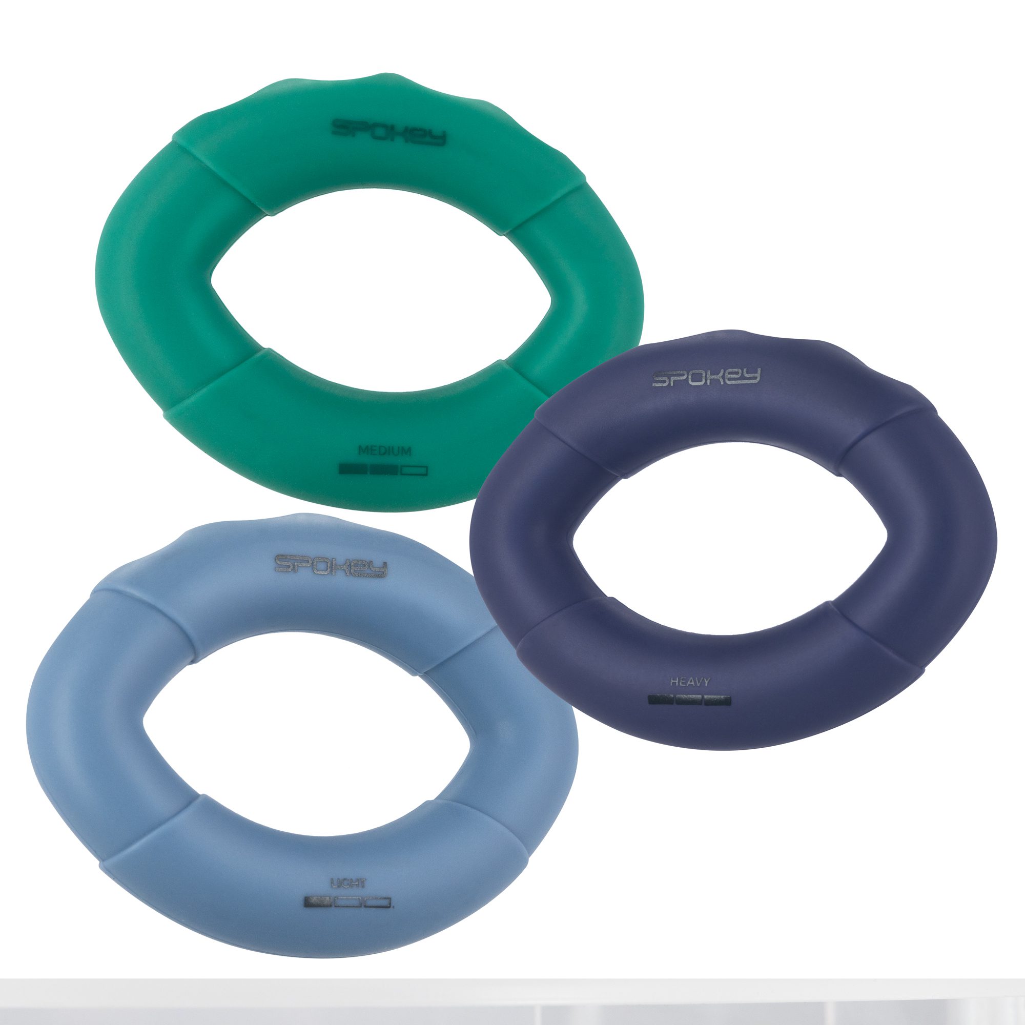 Handgrepen set 3 stuks voor griptraining - Spokey HAND POWER Handgrepen set 3 stuks voor griptraining - Spokey HAND POWER