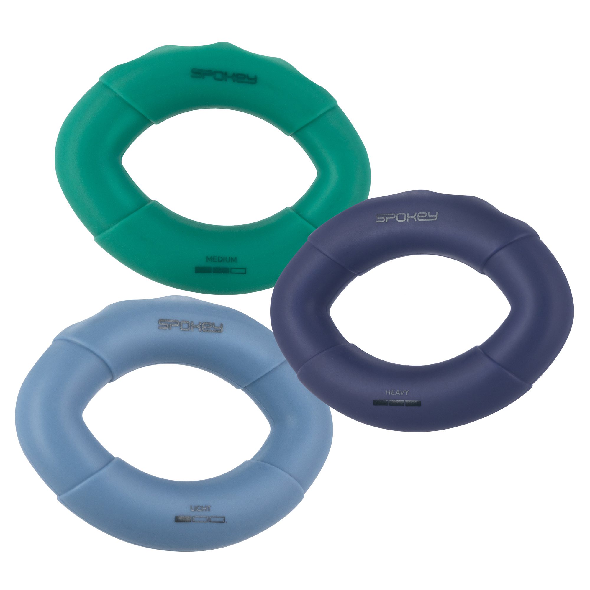 Handgrepen set 3 stuks voor griptraining - Spokey HAND POWER Handgrepen set 3 stuks voor griptraining - Spokey HAND POWER