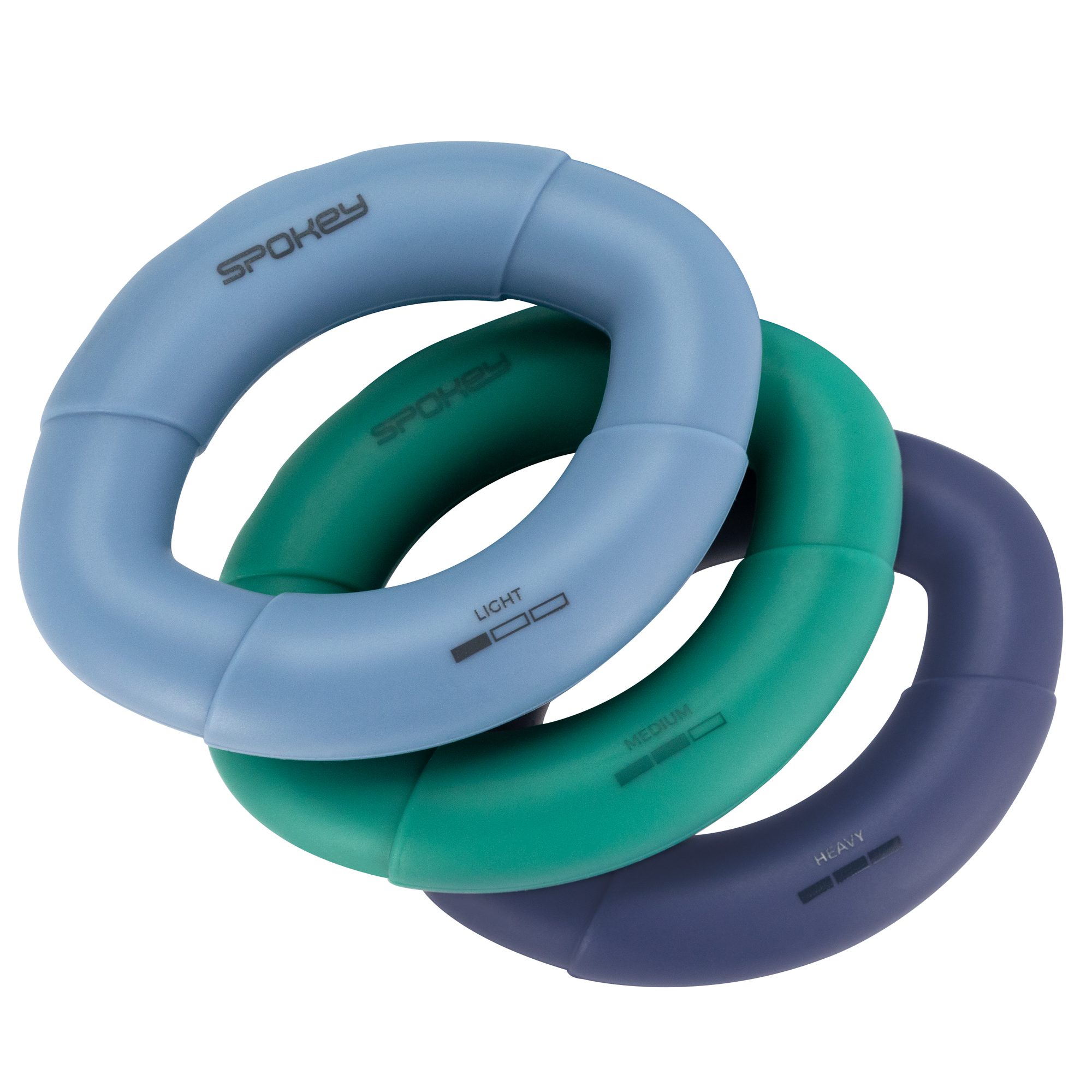 Handgrepen set 3 stuks voor griptraining - Spokey HAND POWER Handgrepen set 3 stuks voor griptraining - Spokey HAND POWER