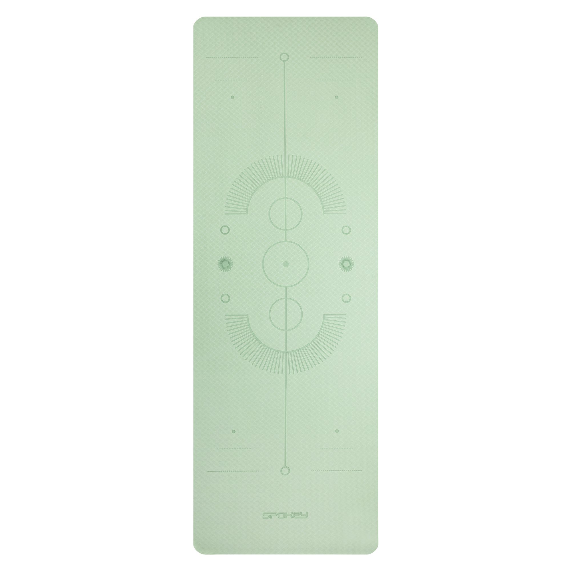Yoga en fitnessmat groen 183x61 cm - Spokey MANDALA Yoga en fitnessmat groen 183x61 cm - Spokey MANDALA