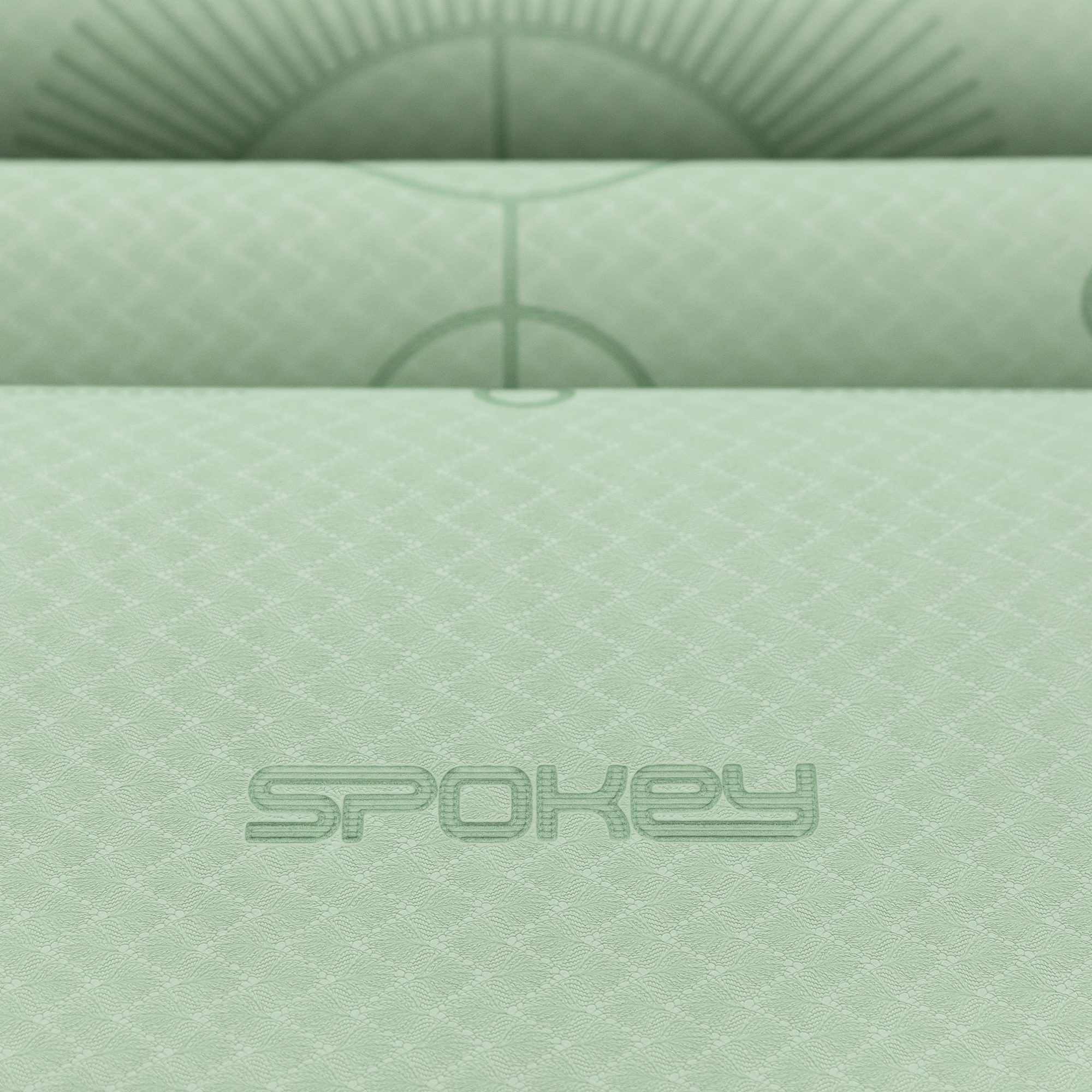 Yoga en fitnessmat groen 183x61 cm - Spokey MANDALA Yoga en fitnessmat groen 183x61 cm - Spokey MANDALA