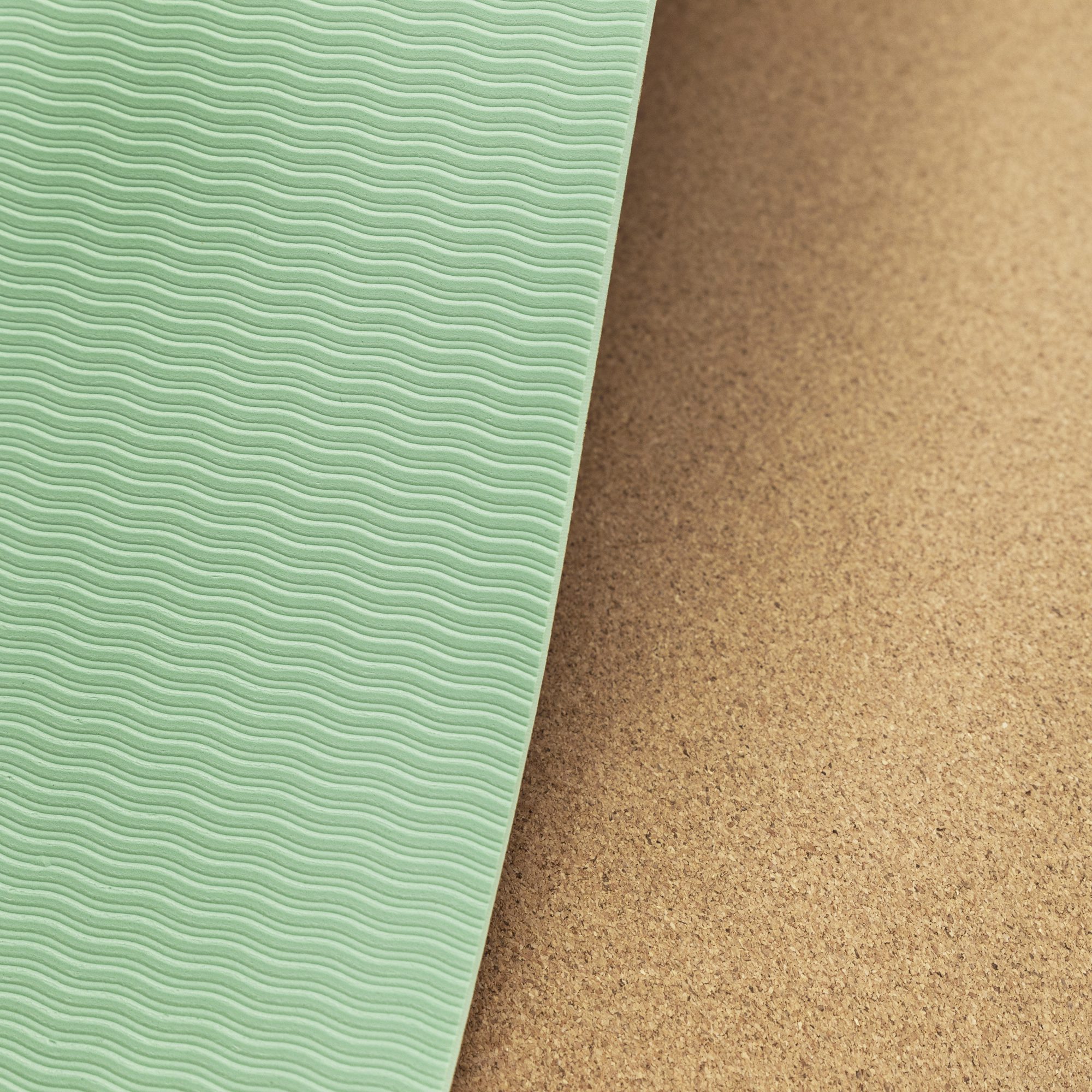 Natuurlijke kurken yogamat groen 183x61 cm - Spokey SAVASANA Natuurlijke kurken yogamat groen 183x61 cm - Spokey SAVASANA