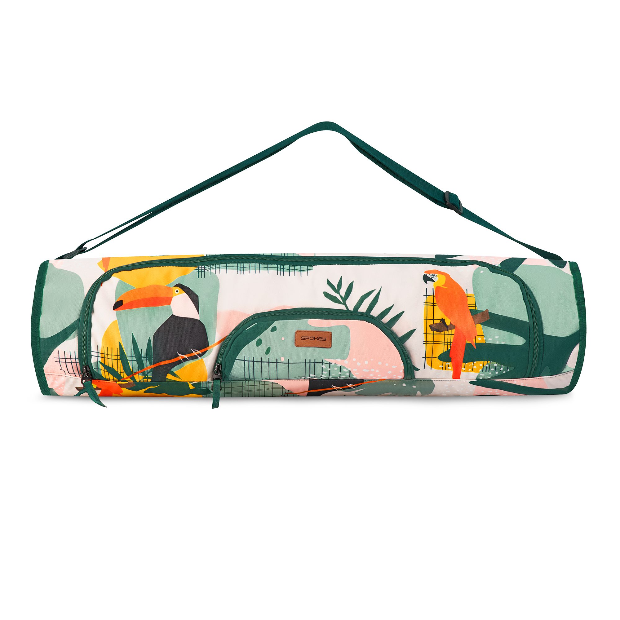 Yogamat tas met bloemenprint - Spokey HOME JUNGLE Yogamat tas met bloemenprint - Spokey HOME JUNGLE