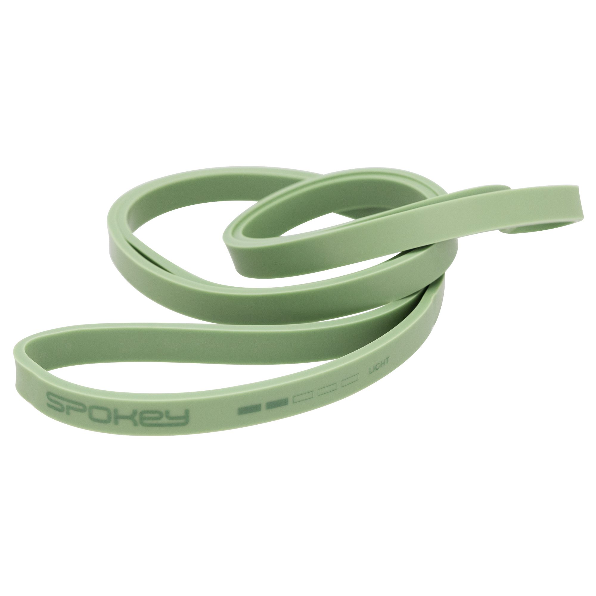 Weerstandsband Spokey Light - 11-19 kg groen - fitness band voor krachttraining Weerstandsband Spokey Light - 11-19 kg groen - fitness band voor krachttraining