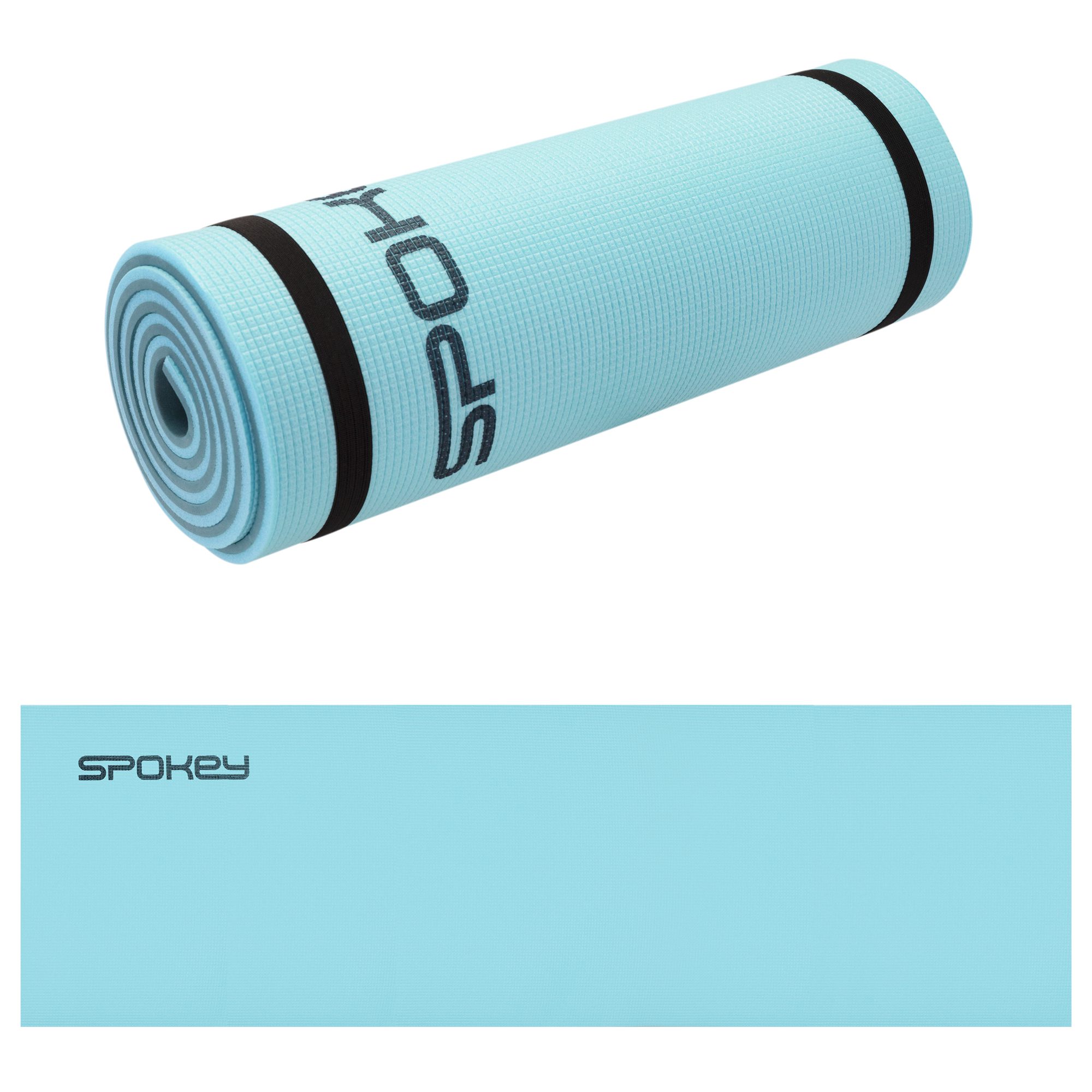 Tweelaags slaapmat Spokey CAMPINOS - 180x50x1cm - Blauw Tweelaags slaapmat Spokey CAMPINOS - 180x50x1cm - Blauw