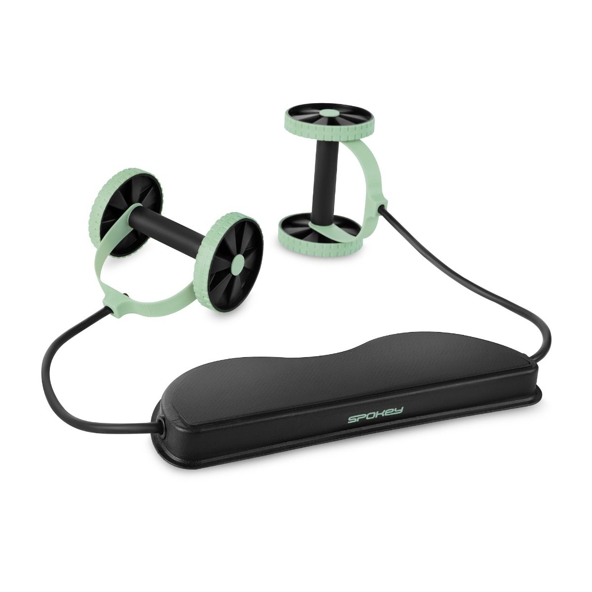 Multifunctioneel fitnessapparaat zwart/groen 2in1 - Spokey CARVY Multifunctioneel fitnessapparaat zwart/groen 2in1 - Spokey CARVY