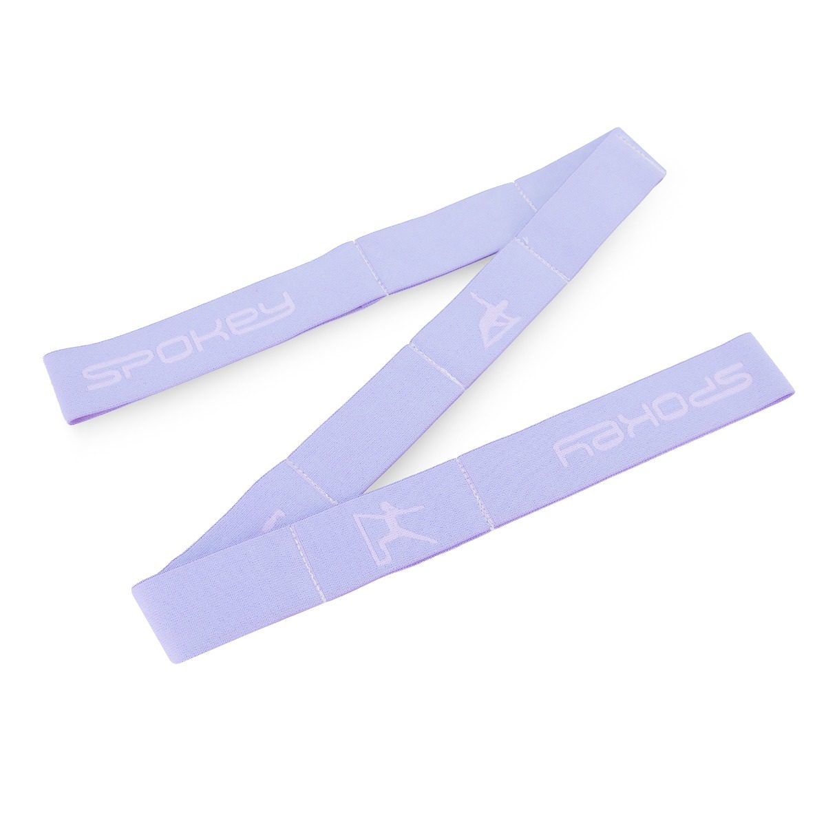 Yoga tape zwart 90x4 cm voor stretchoefeningen - Spokey YOGA TAPE Yoga tape zwart 90x4 cm voor stretchoefeningen - Spokey YOGA TAPE