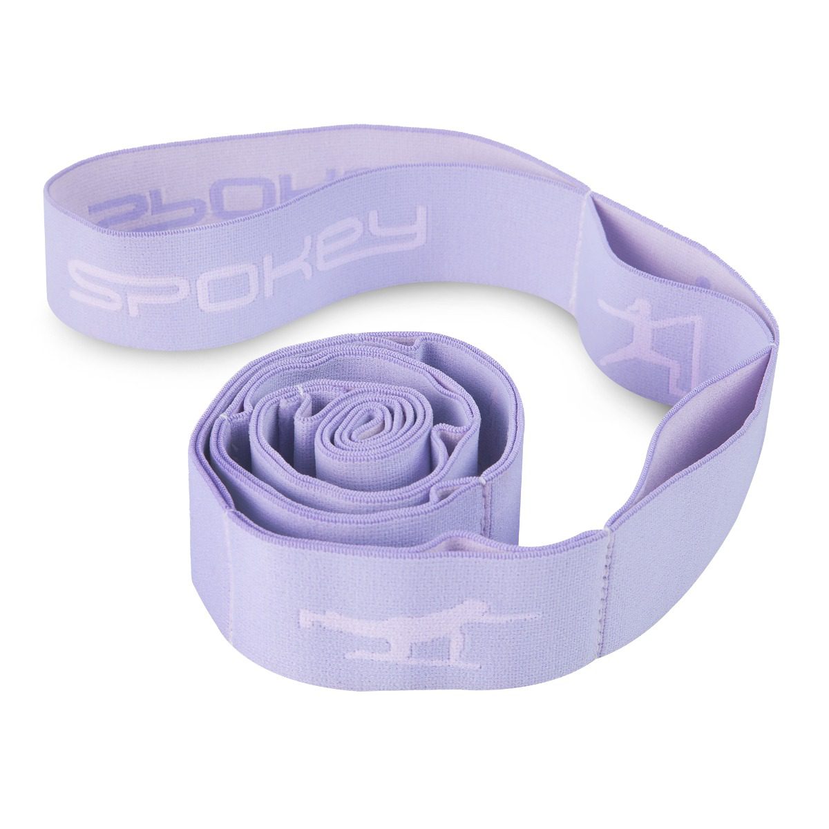 Yoga tape zwart 90x4 cm voor stretchoefeningen - Spokey YOGA TAPE Yoga tape zwart 90x4 cm voor stretchoefeningen - Spokey YOGA TAPE
