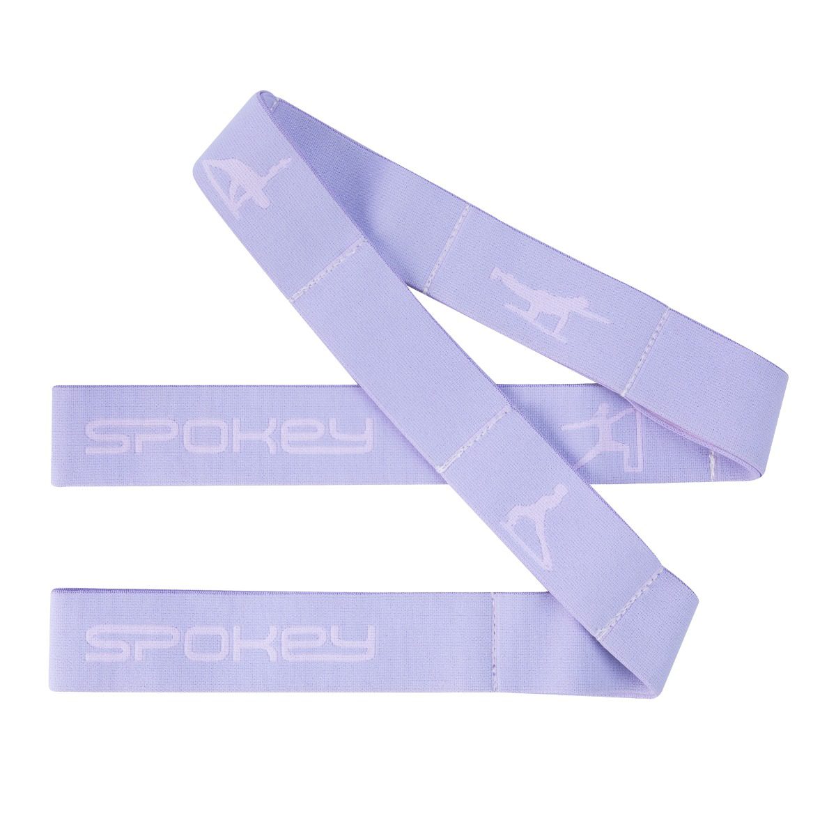 Yoga tape zwart 90x4 cm voor stretchoefeningen - Spokey YOGA TAPE Yoga tape zwart 90x4 cm voor stretchoefeningen - Spokey YOGA TAPE