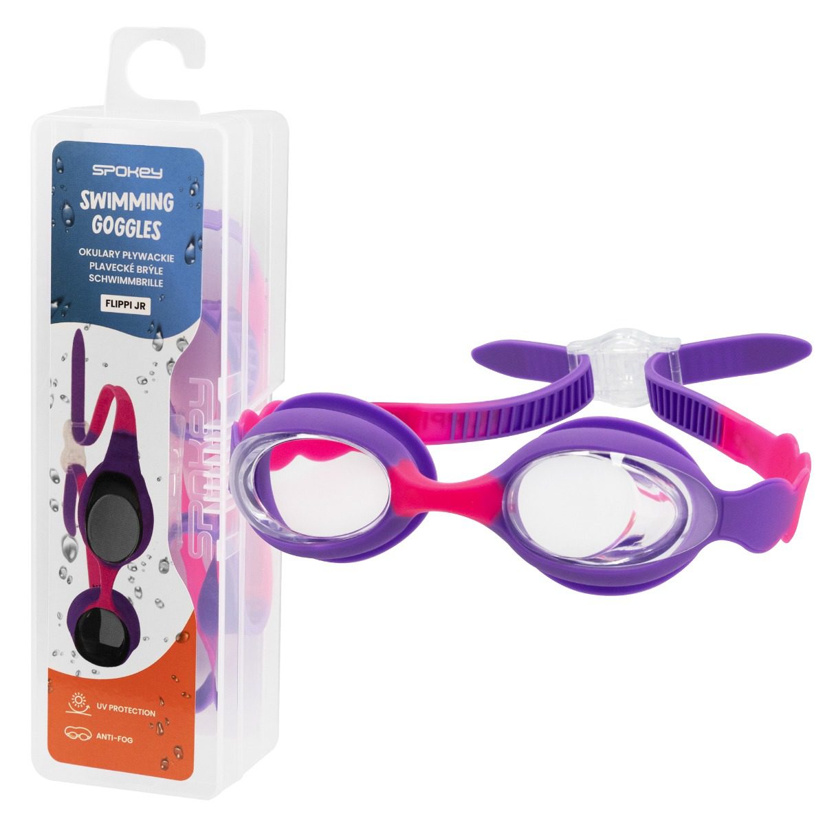 Spokey FLIPPI zwembril kinderen paars Spokey FLIPPI zwembril kinderen paars