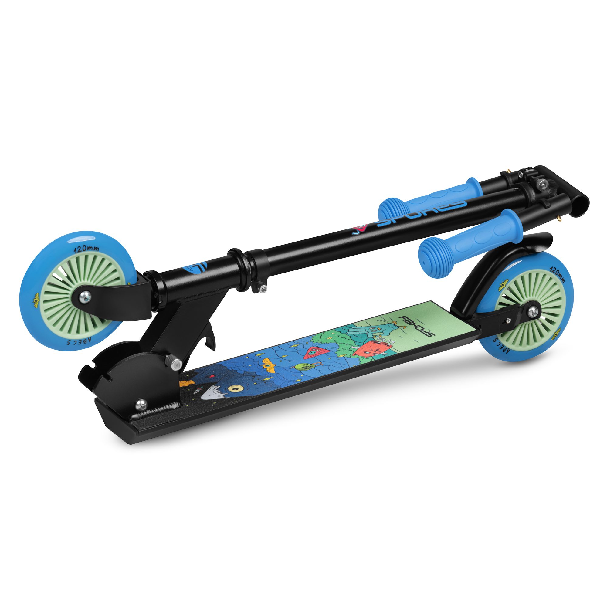 Spokey DUKE 125 kinderstep licht en opvouwbaar Spokey DUKE 125 kinderstep licht en opvouwbaar