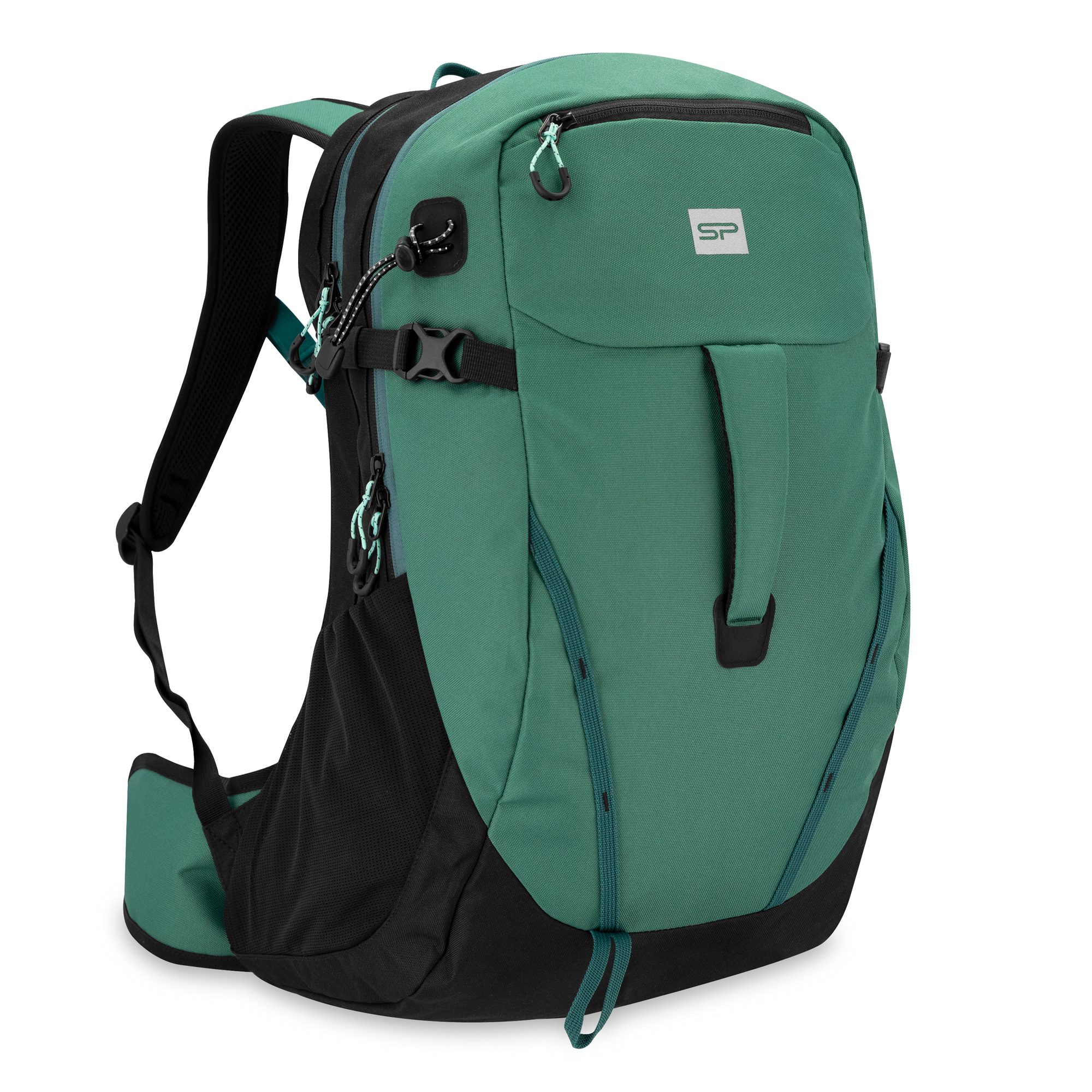 Spokey BUDDY 35L groene hiking backpack met ventilatiesysteem Spokey BUDDY 35L groene hiking backpack met ventilatiesysteem