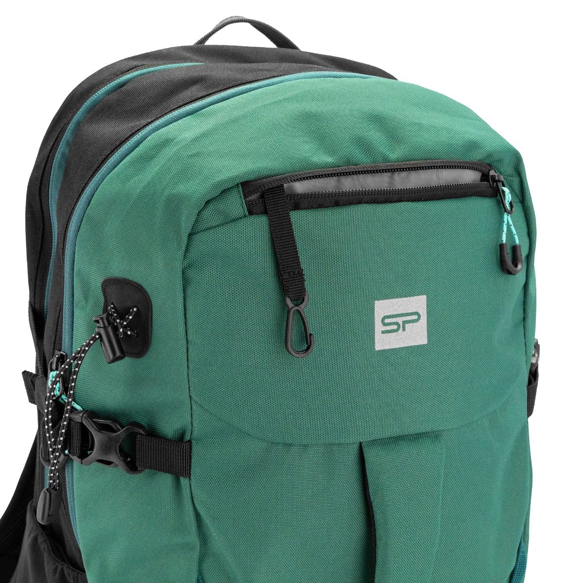 Spokey BUDDY 35L groene hiking backpack met ventilatiesysteem Spokey BUDDY 35L groene hiking backpack met ventilatiesysteem