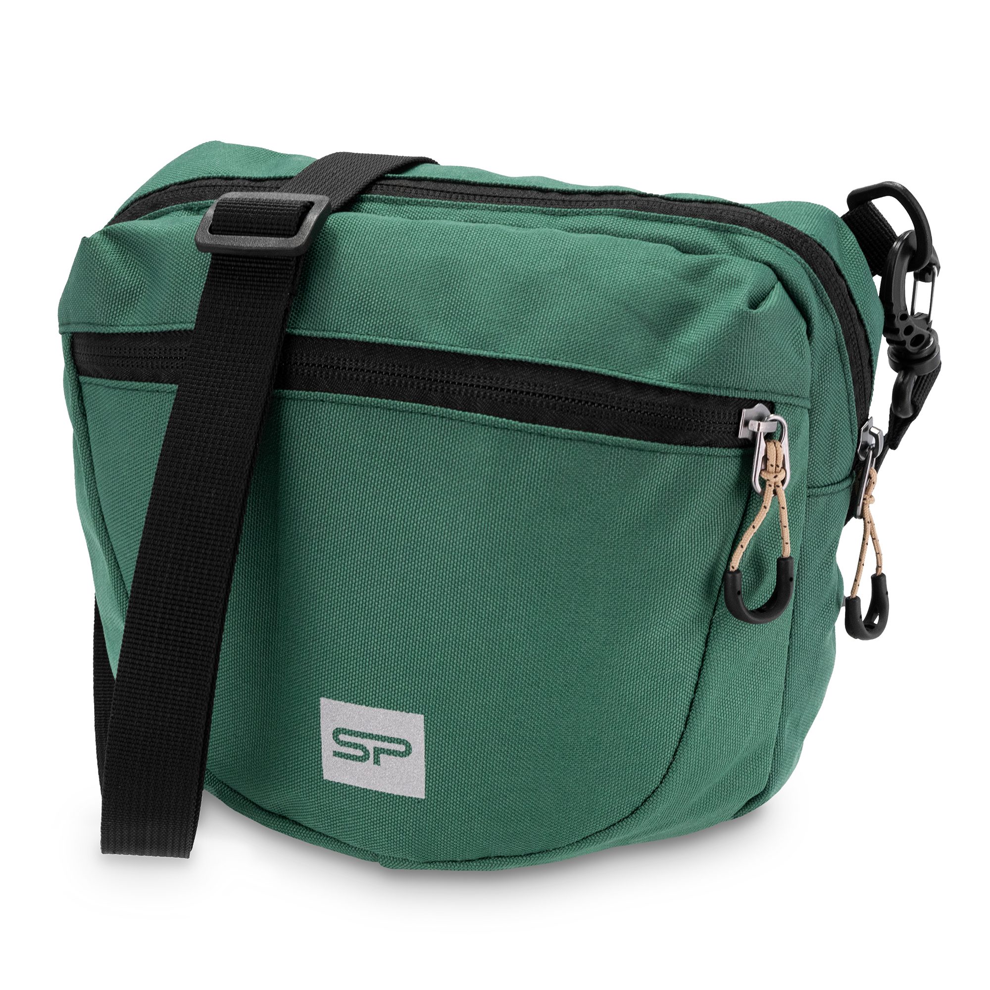 Schoudertas Outdoor - 4L - 34x18x12 cm - Groen - Spokey Croco Schoudertas Outdoor - 4L - 34x18x12 cm - Groen - Spokey Croco