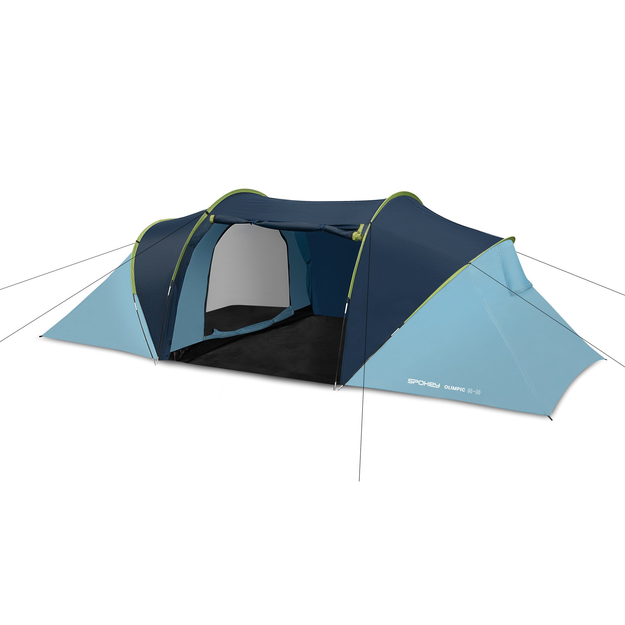 4-persoons tent Spokey OLIMPIC 2+2 met 2 slaapcabines (430×220×130 cm) 4-persoons tent Spokey OLIMPIC 2+2 met 2 slaapcabines (430×220×130 cm)