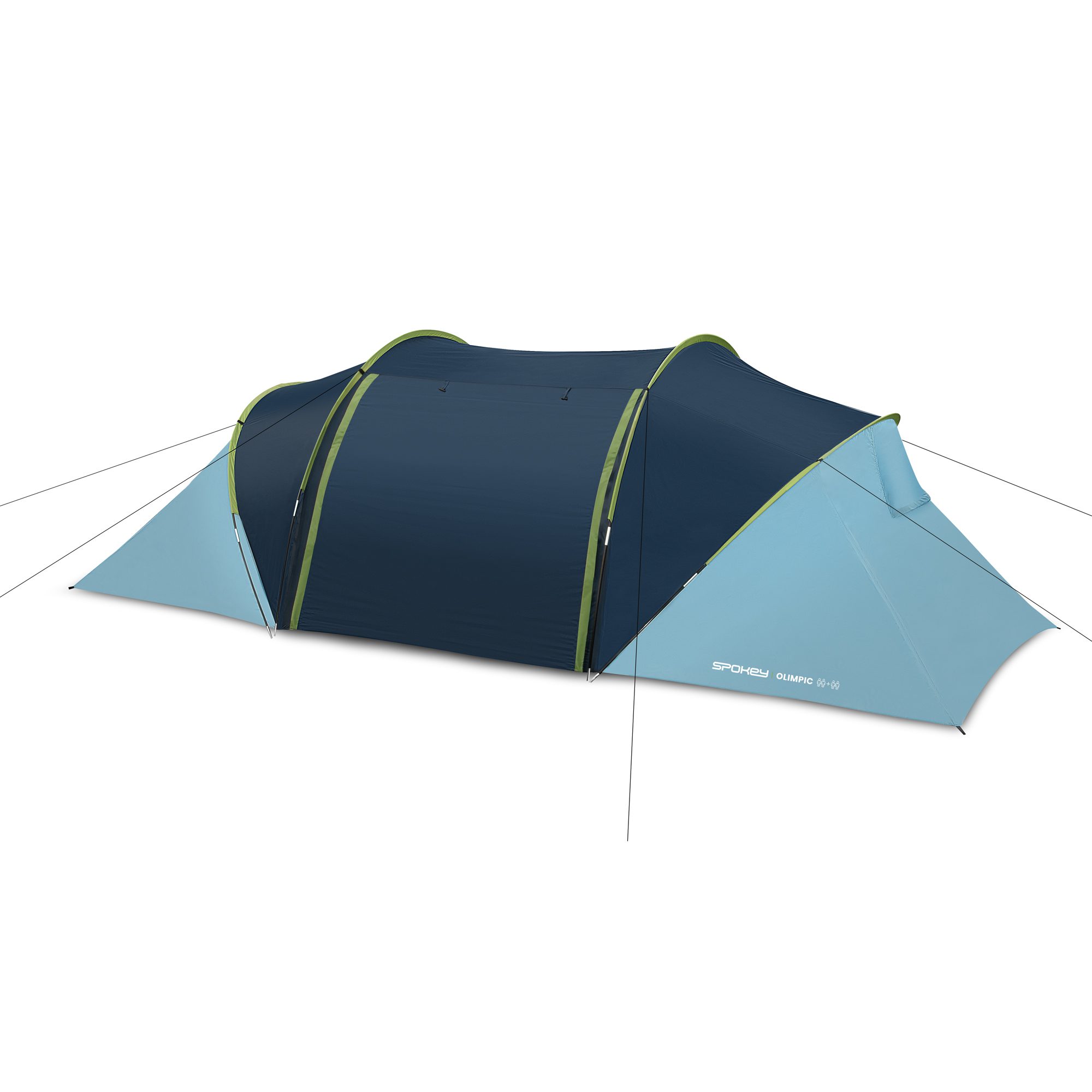 4-persoons tent Spokey OLIMPIC 2+2 met 2 slaapcabines (430×220×130 cm) 4-persoons tent Spokey OLIMPIC 2+2 met 2 slaapcabines (430×220×130 cm)